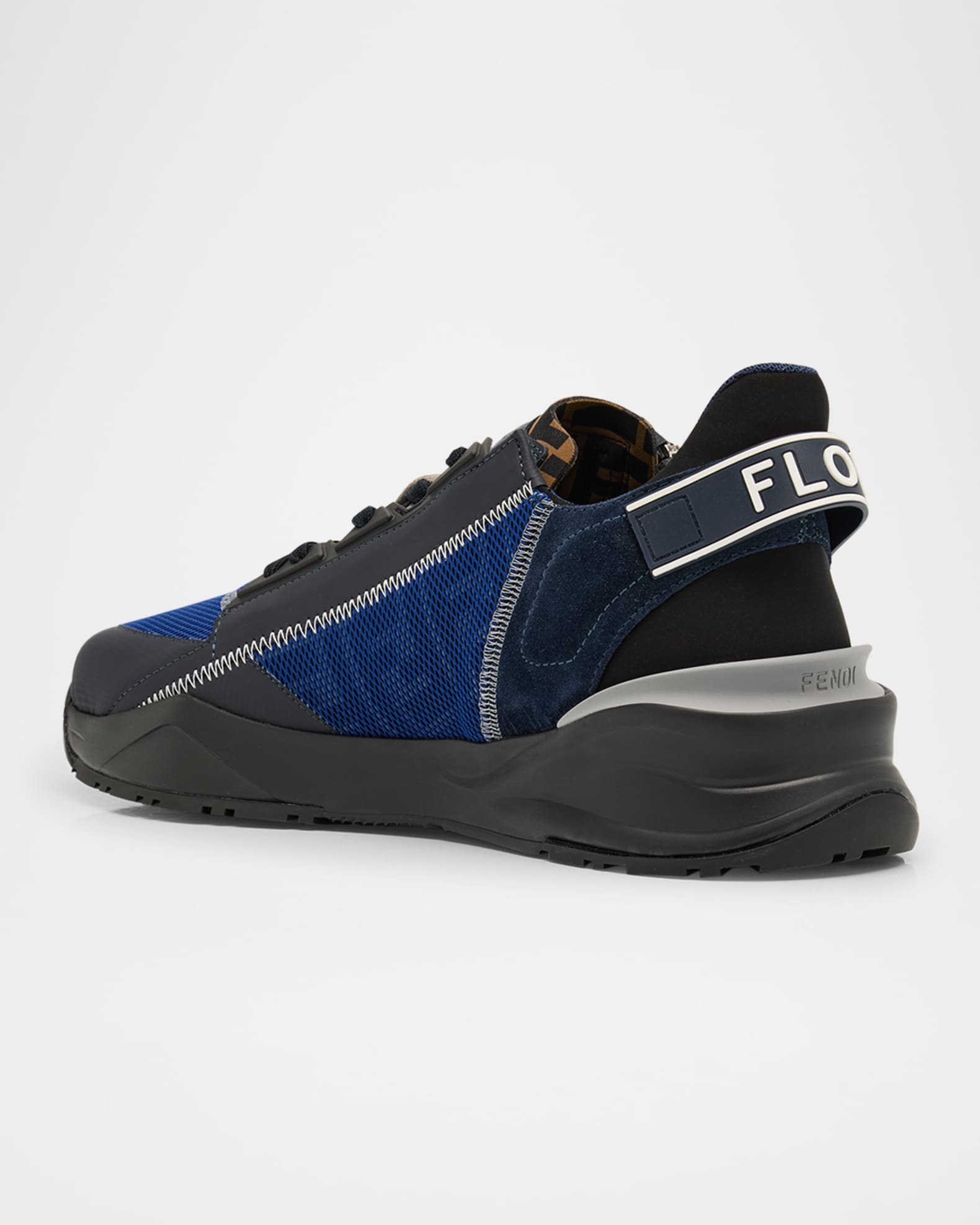 【FENDI】FLOW R.TECN+MIX CRO.C/INIE.LOG◆8E8620AOTJ Fendi Flow FF-Motif Low-Top Sneakers | Saks Fifth Avenue