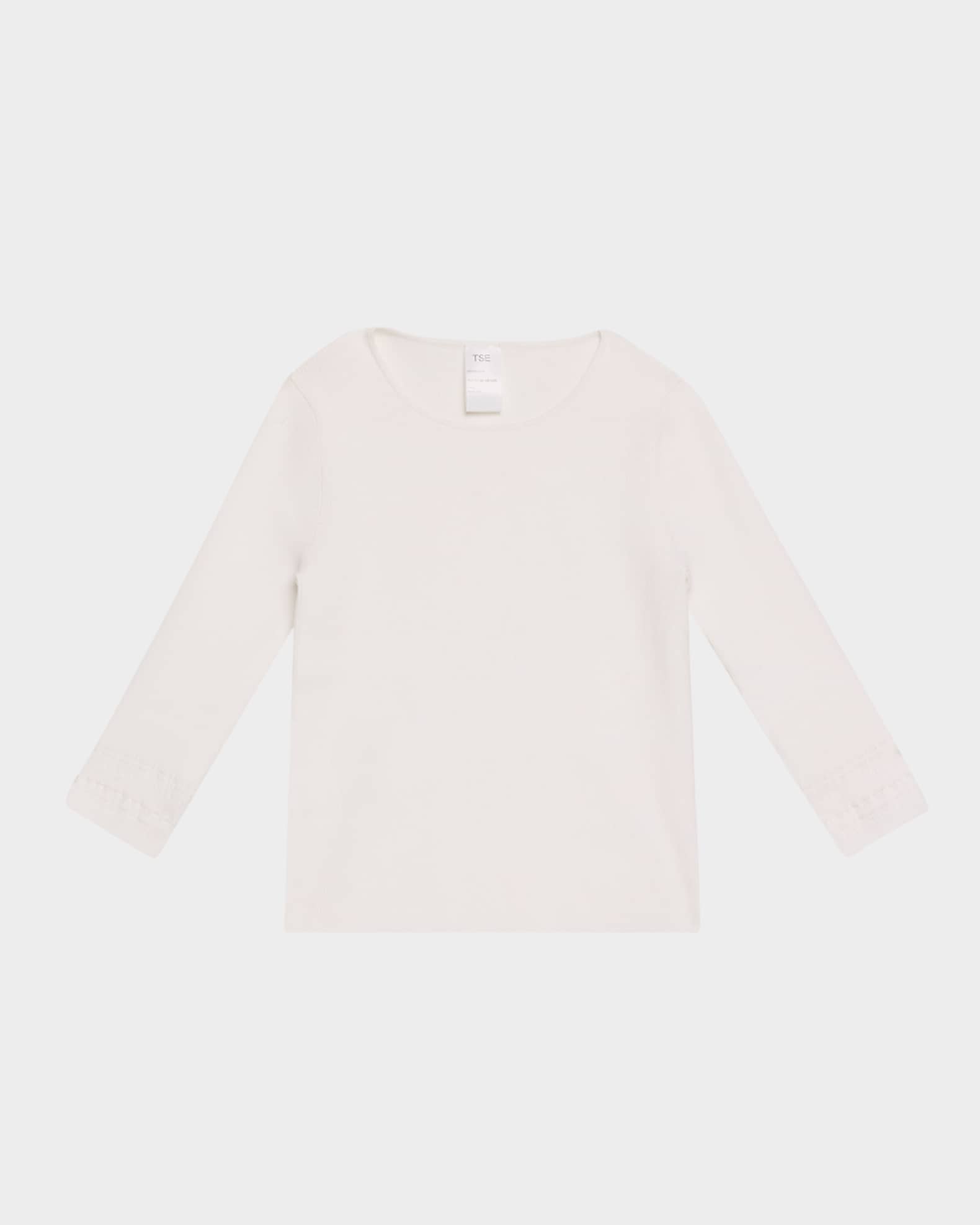Ribbed 3/4-Sleeve Top 0