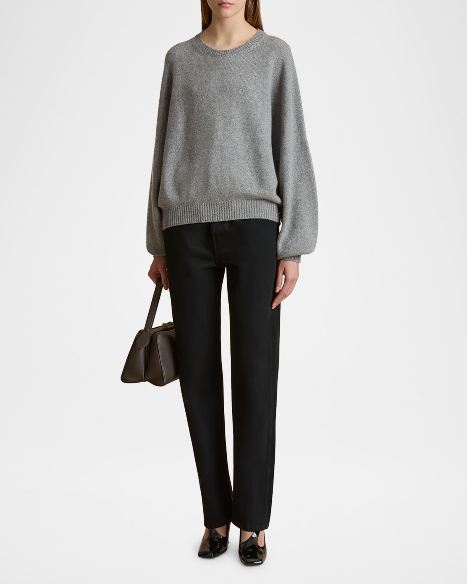 Margaux Cashmere Crewneck Sweater 1
