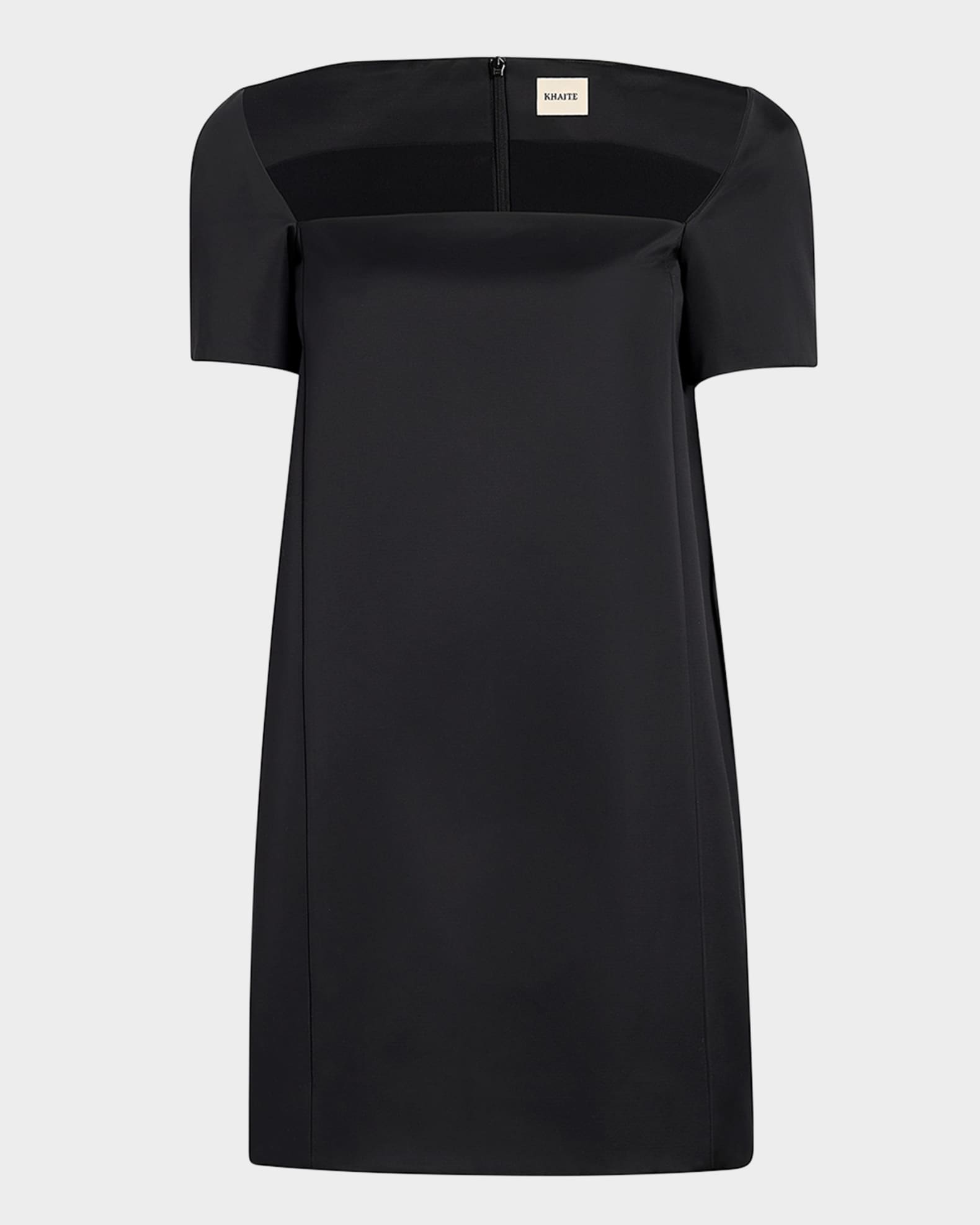 Benji Square-Neck Short-Sleeve Mini Dress 0