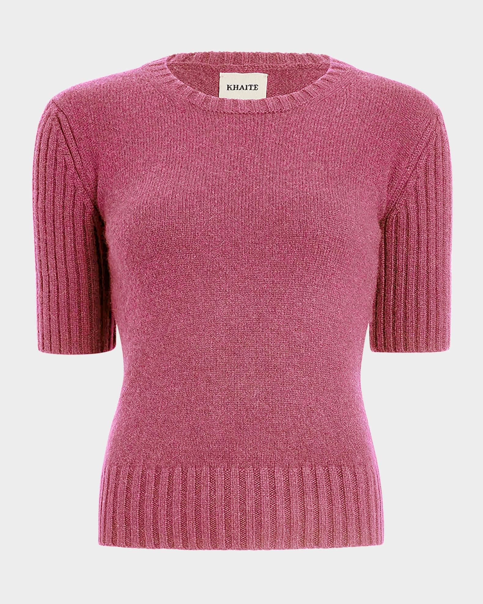 Mia Cashmere Short-Sleeve Sweater 0