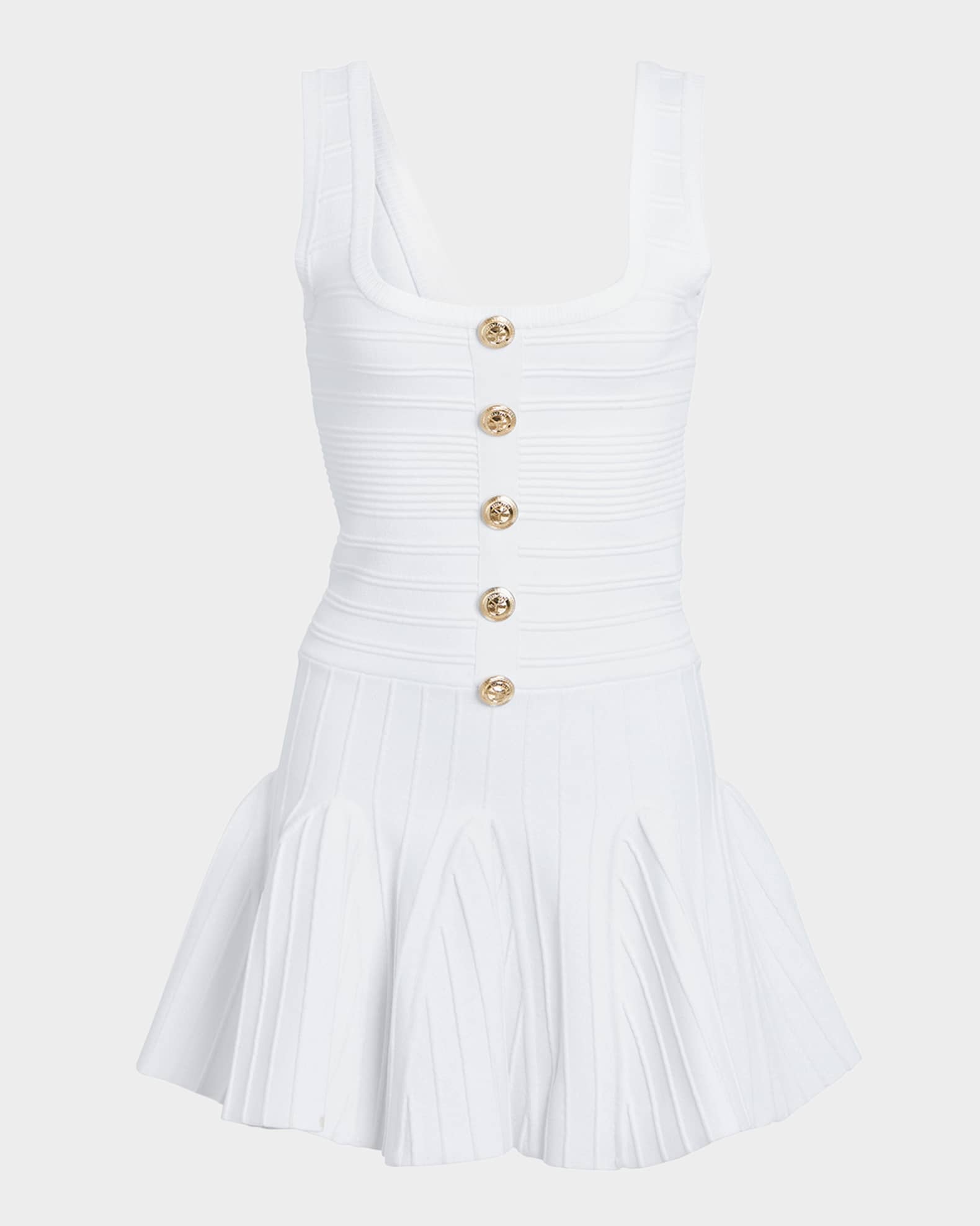 Brooke Sleeveless Ribbed Mini Dress 0