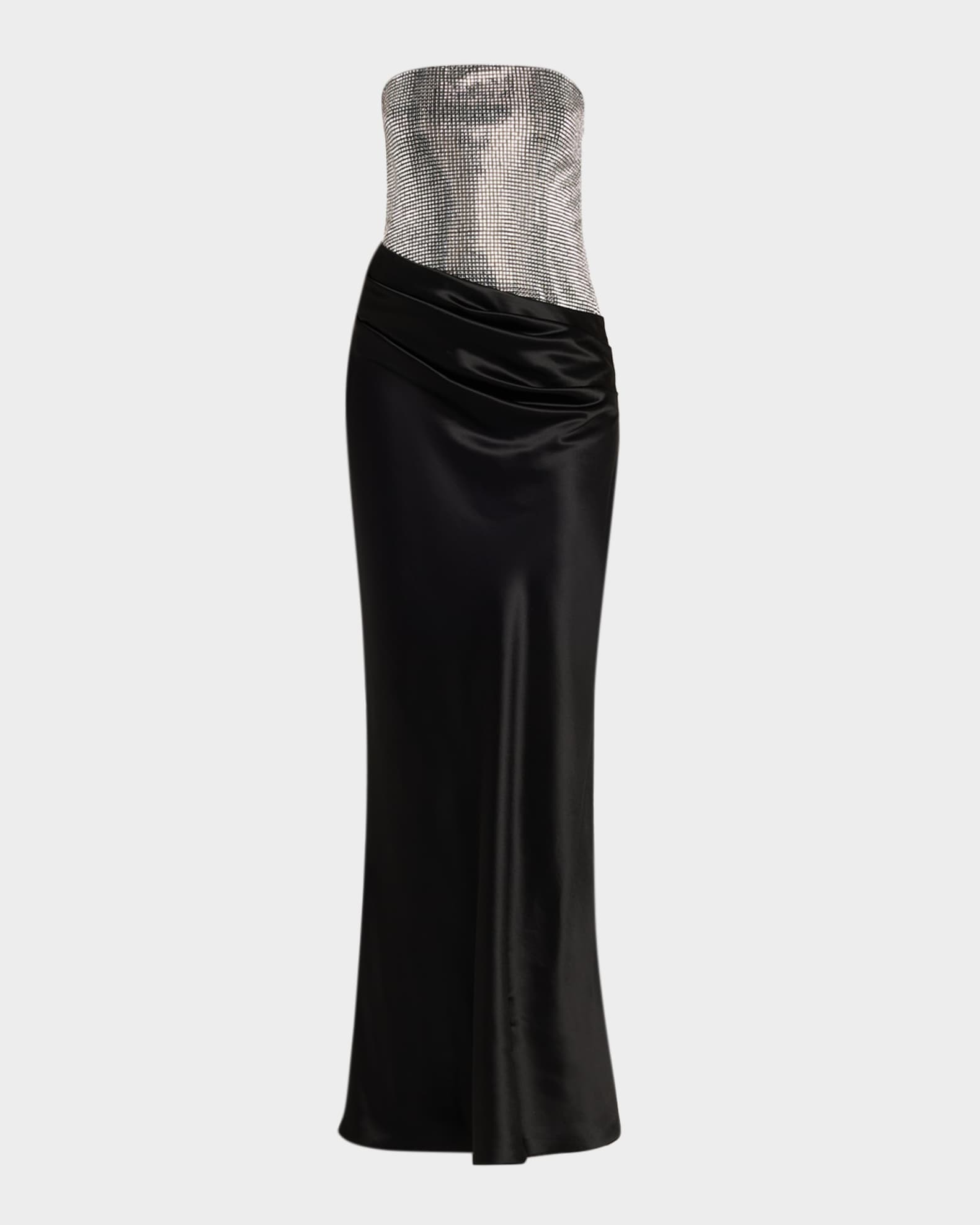 retrofete black sequin dress Black Long Sleeve Wrap Over Maxi Dress – AX Paris US main image 0