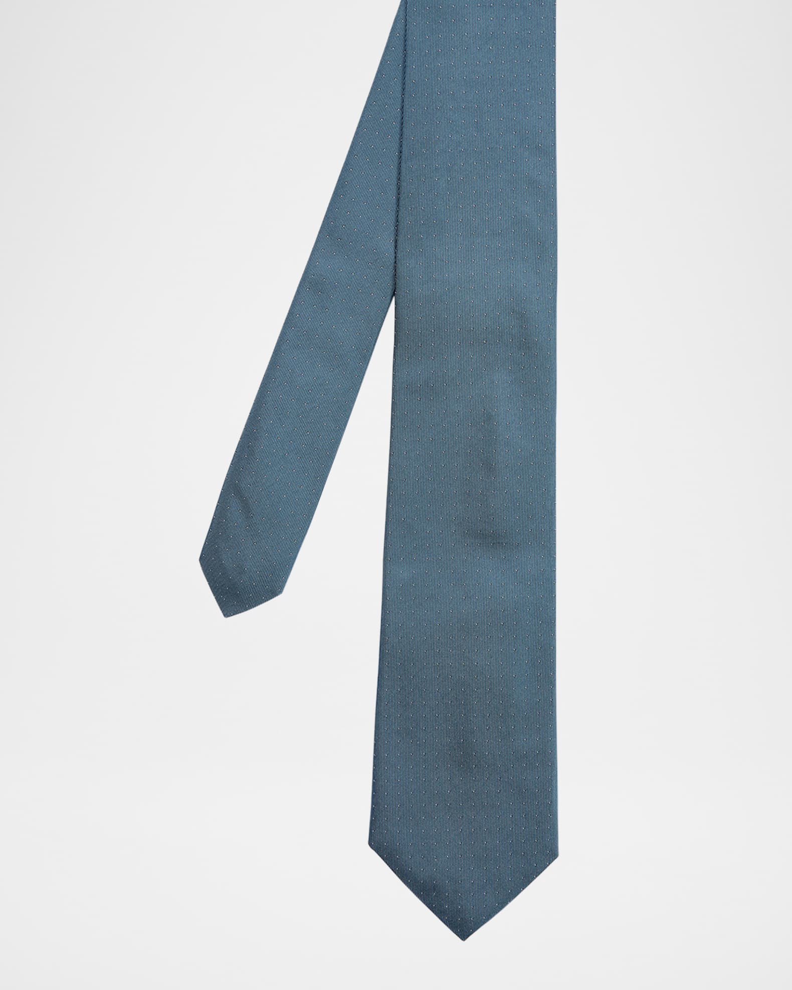 Men's Micro-Dot Silk Tie 0