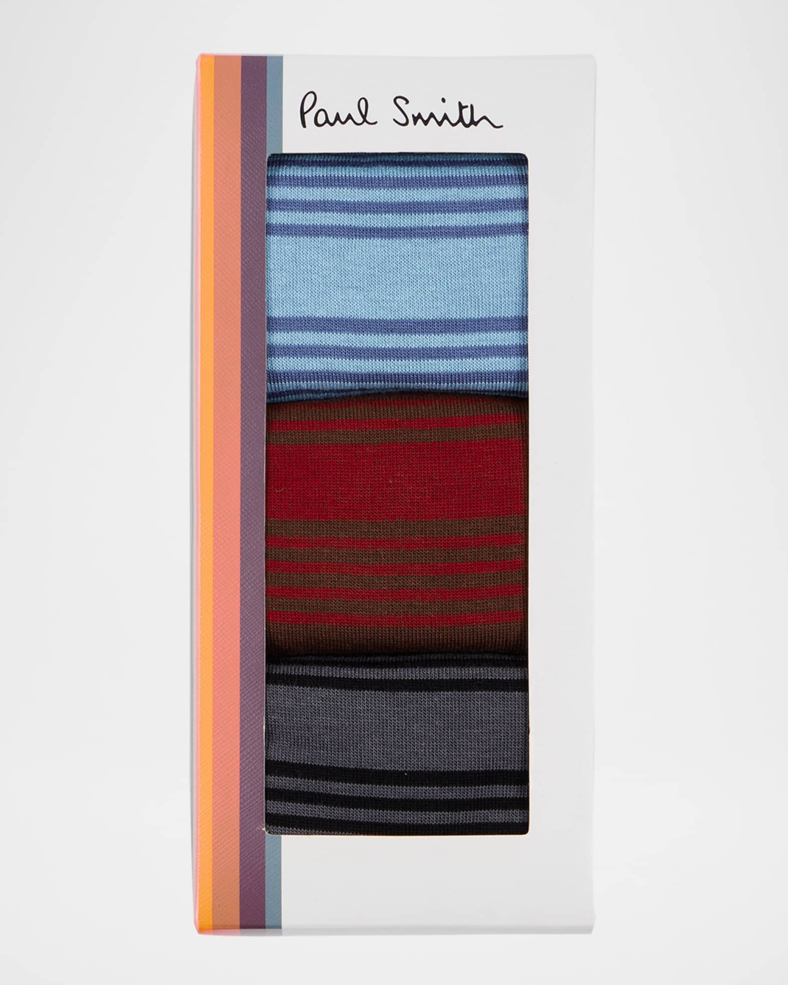 Men's Isodore Ombre Stripe 3-Pack Crew Socks 1