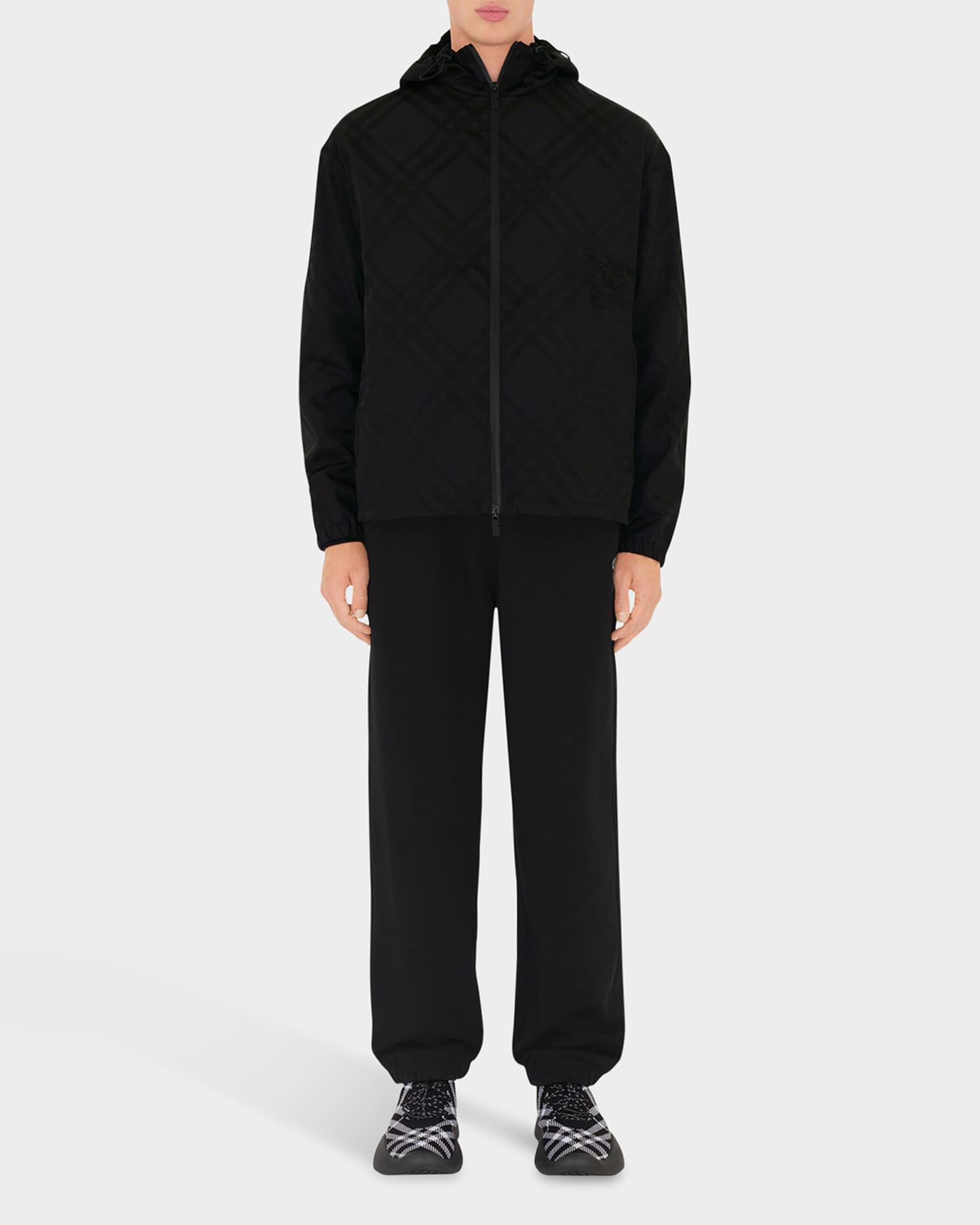 Men's EKD Tonal Check Anorak 1