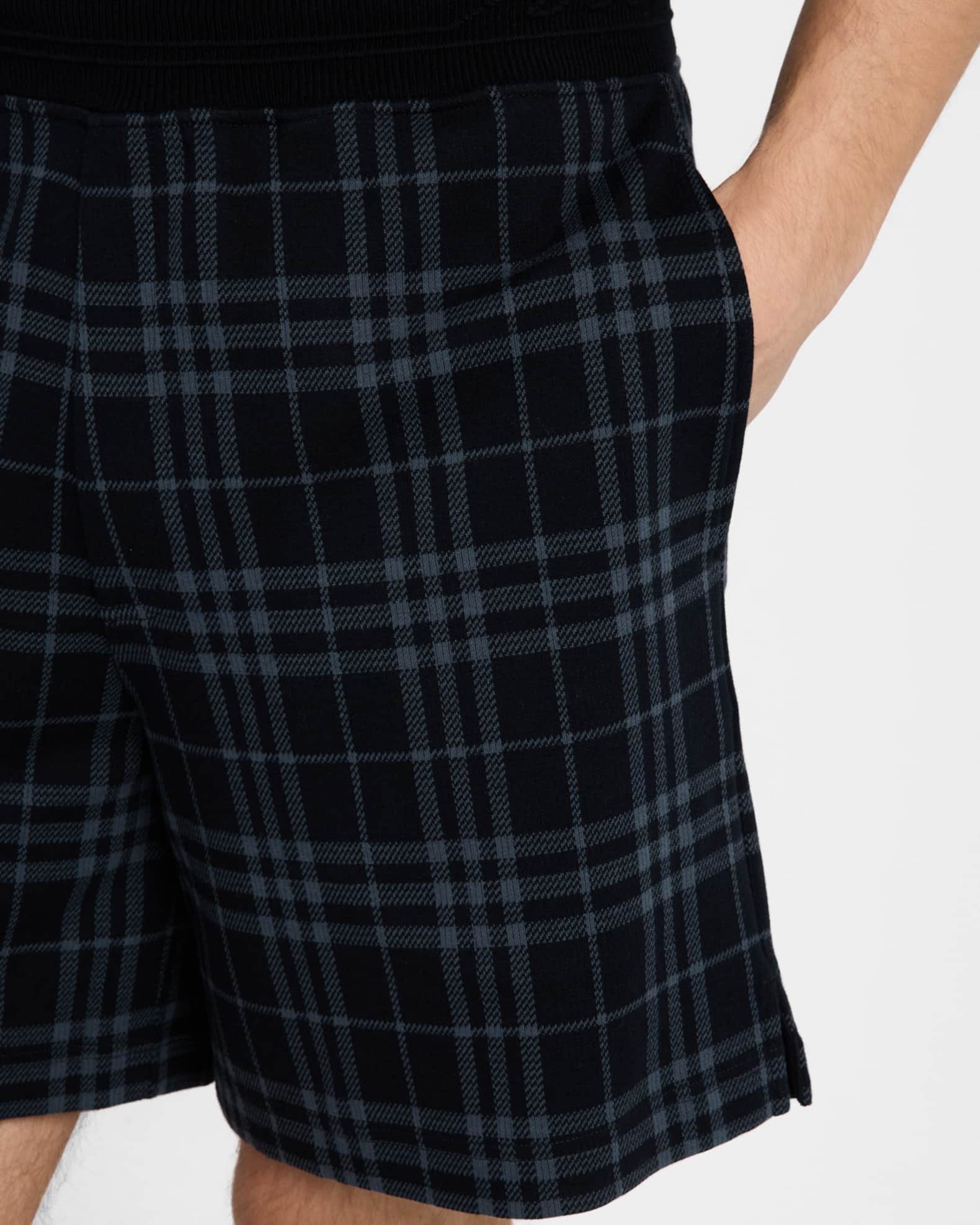 Burberry Men's Check Jersey Shorts | Neiman Marcus