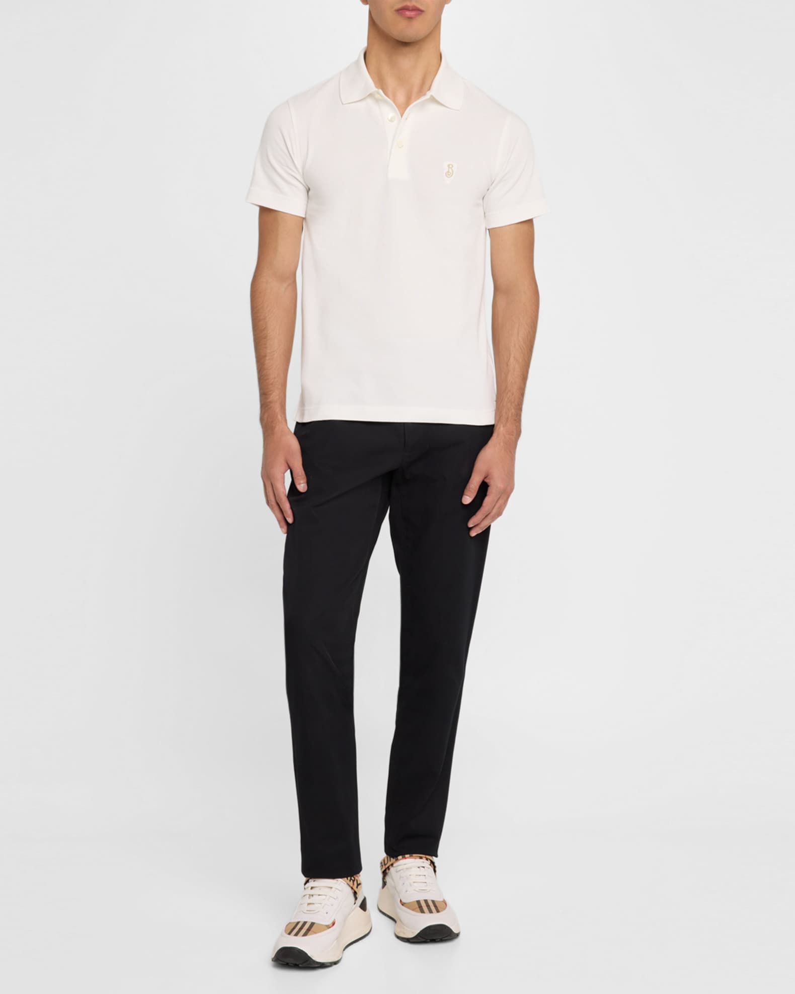 Men's Pique Crest Polo Shirt 1
