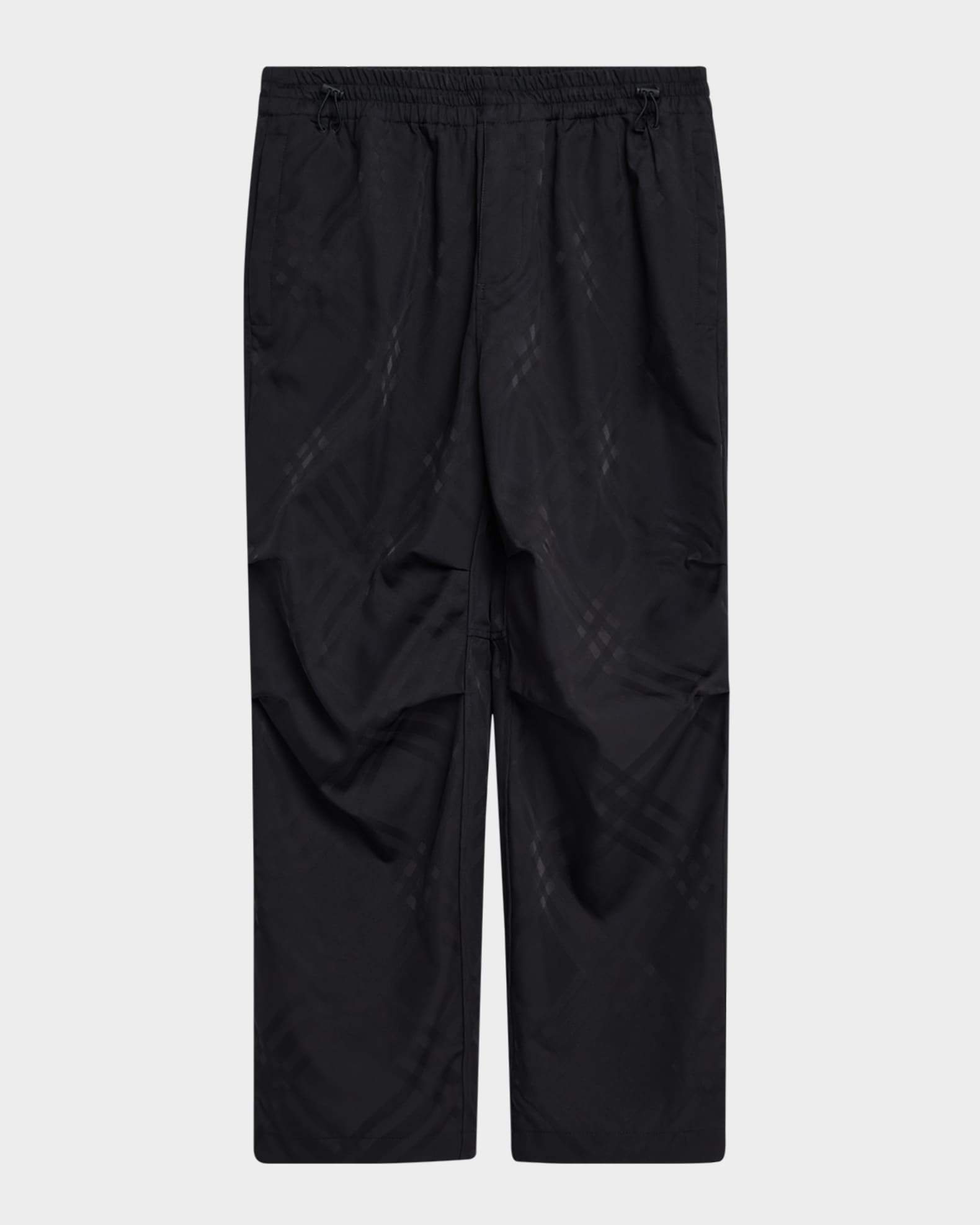 Men's Tonal Check Pull-On Trousers