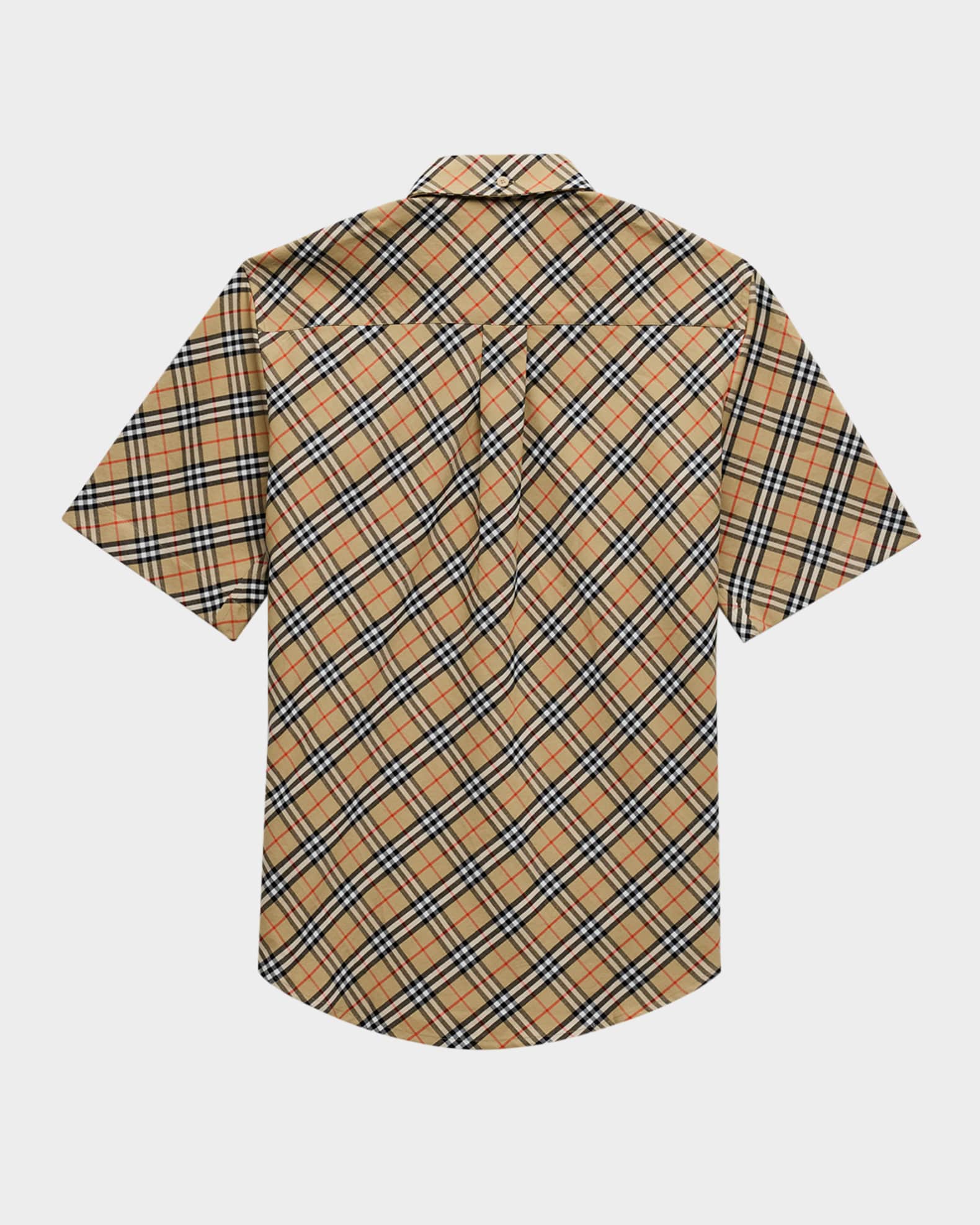 Men's Check Sport Shirt 1