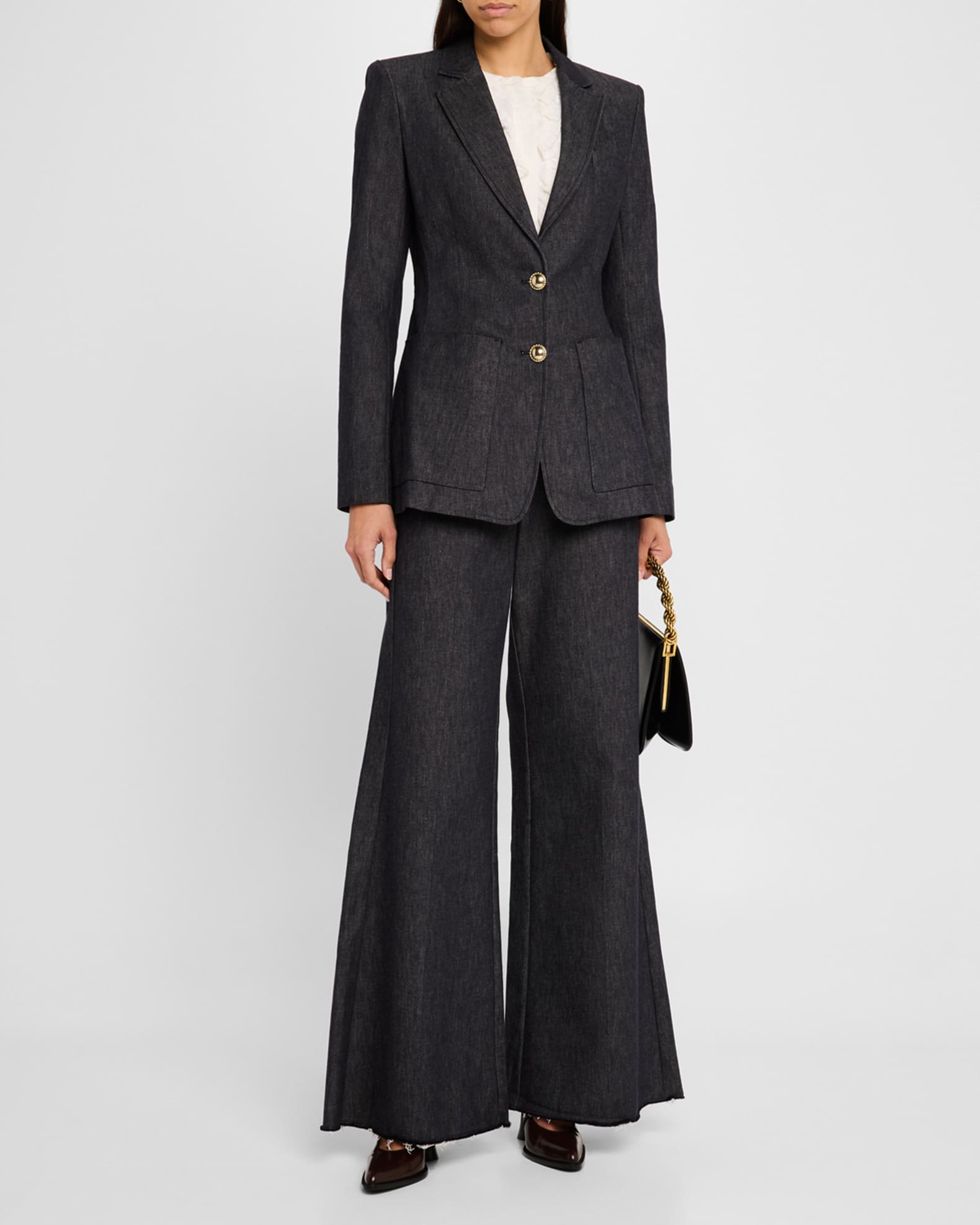 Pure Love Single-Breasted Tailored Jacket 1
