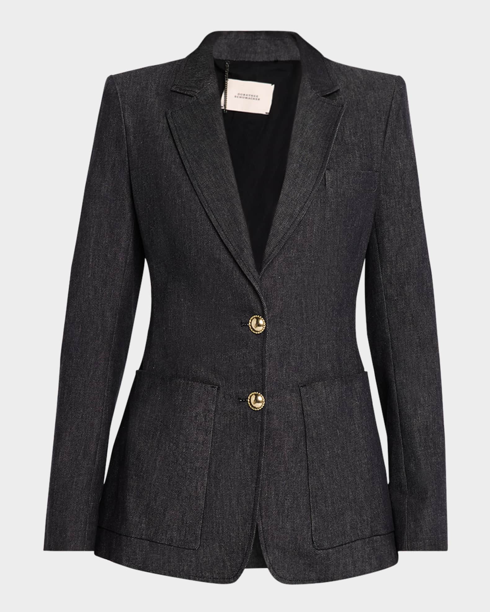 Pure Love Single-Breasted Tailored Jacket 0
