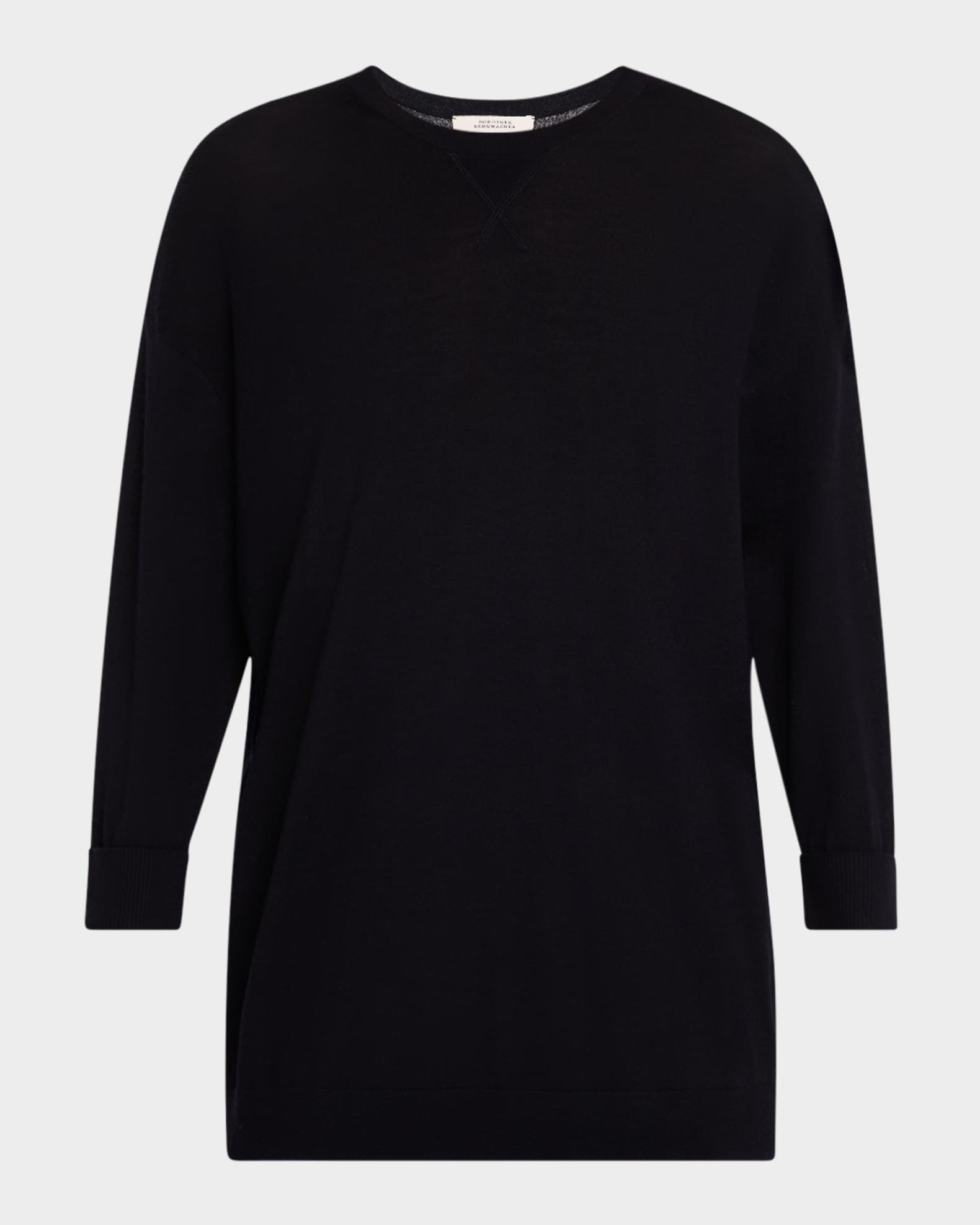 Mix And Match Crewneck Merino Wool Pullover 0