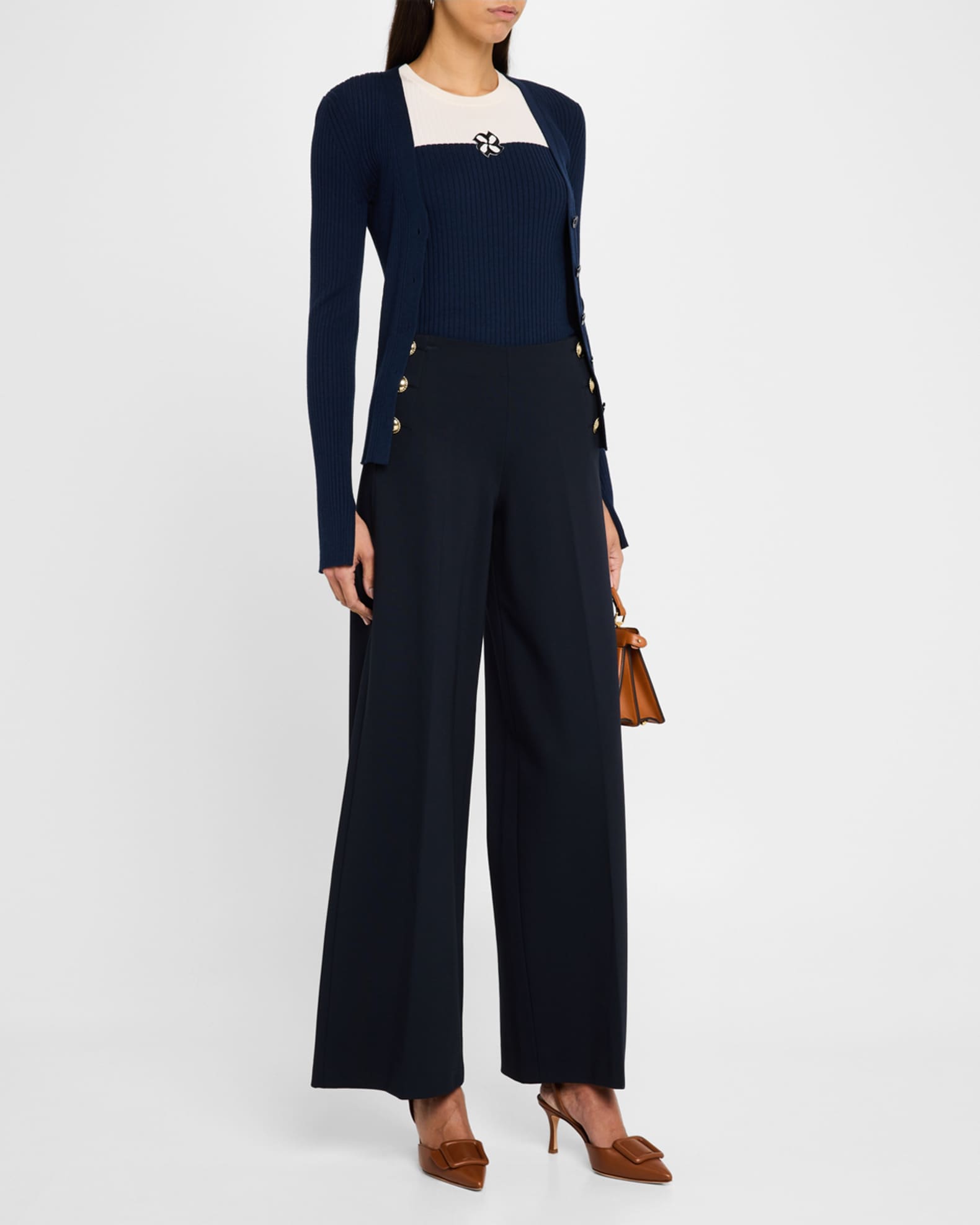 Emotional Essence II Wide-Leg Jersey Pants 1