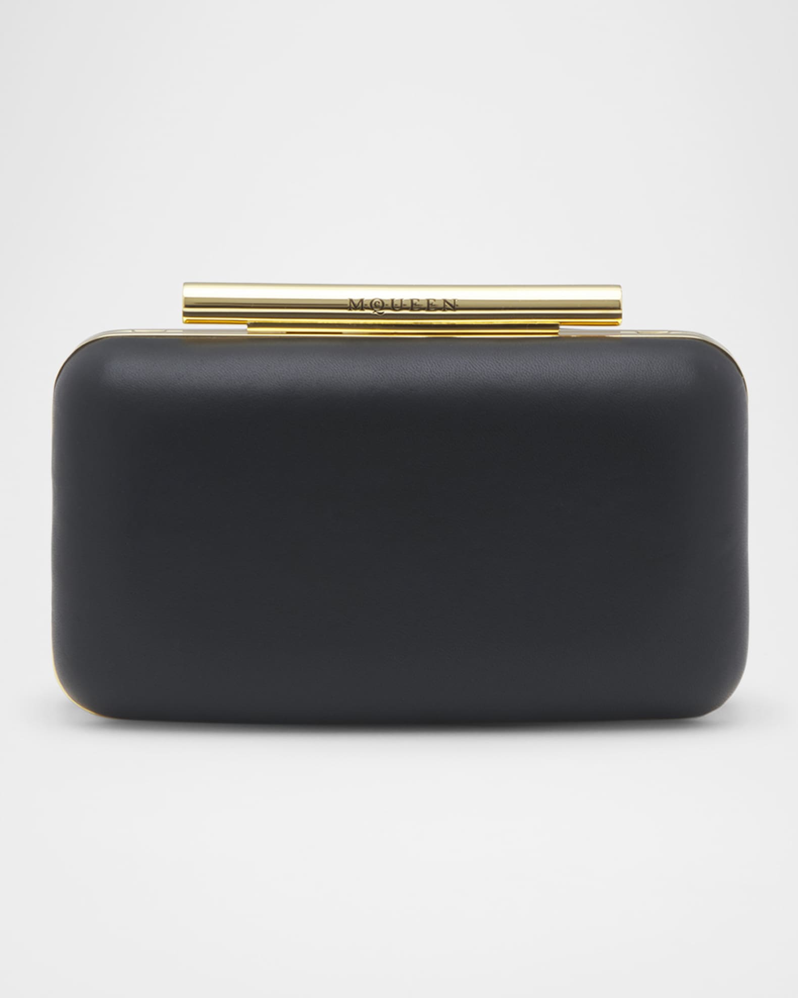 Alexander mcqueen black clutch hot sale