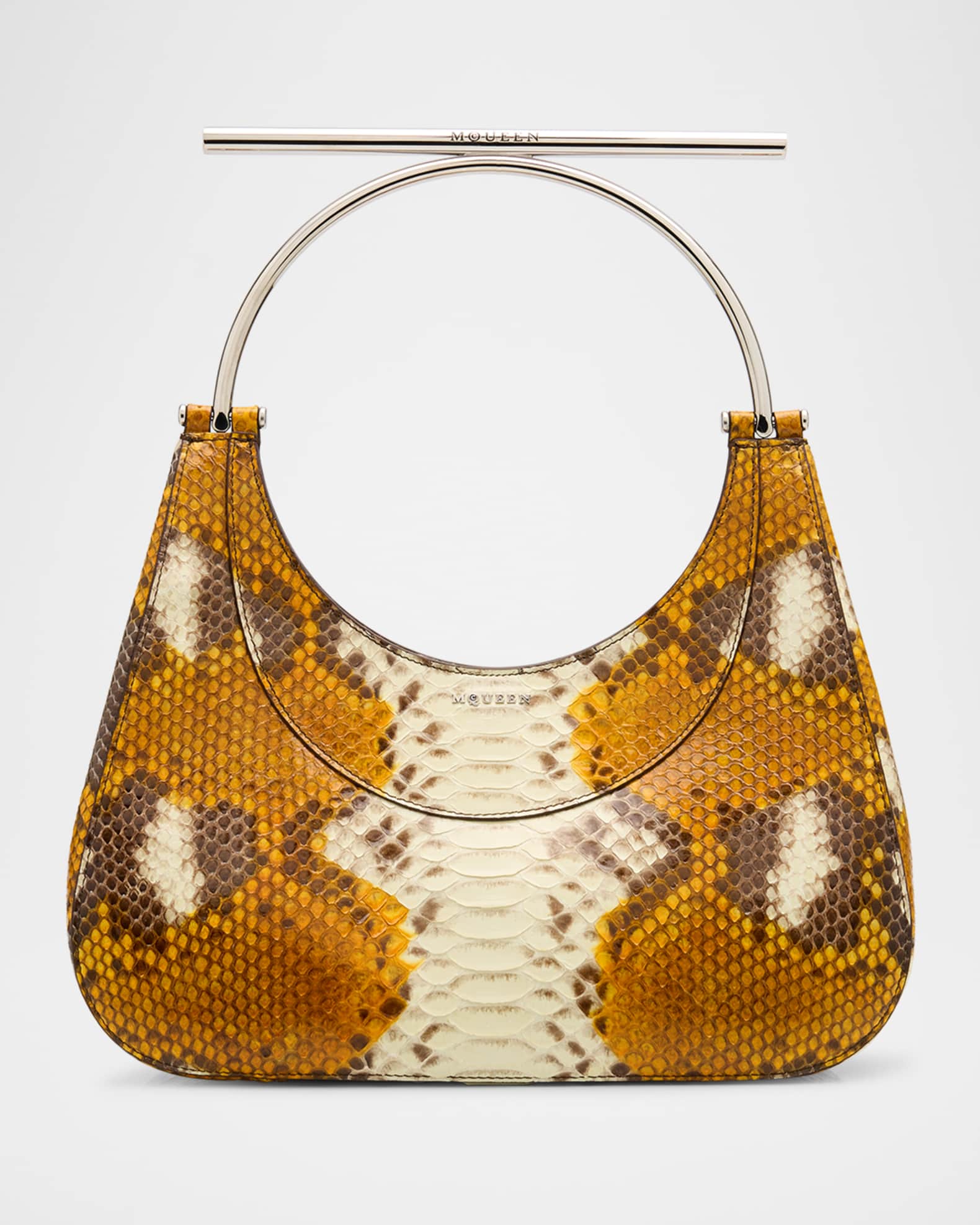 T-Bar Python Top-Handle Bag 0