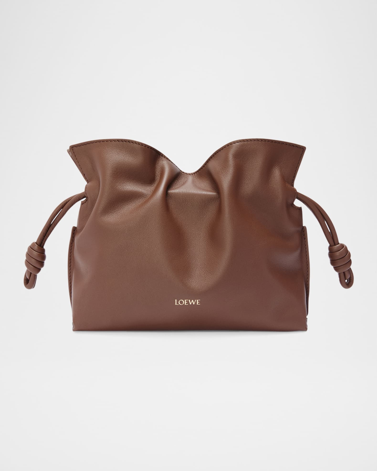 Loewe x Suna Fujita Flamenco Mini Hamster Clutch Bag in Leather Neiman Marcus