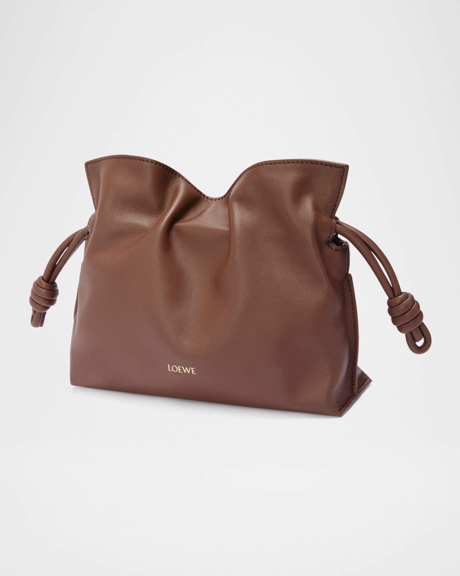 x Suna Fujita Flamenco Mini Hamster Clutch Bag in Leather