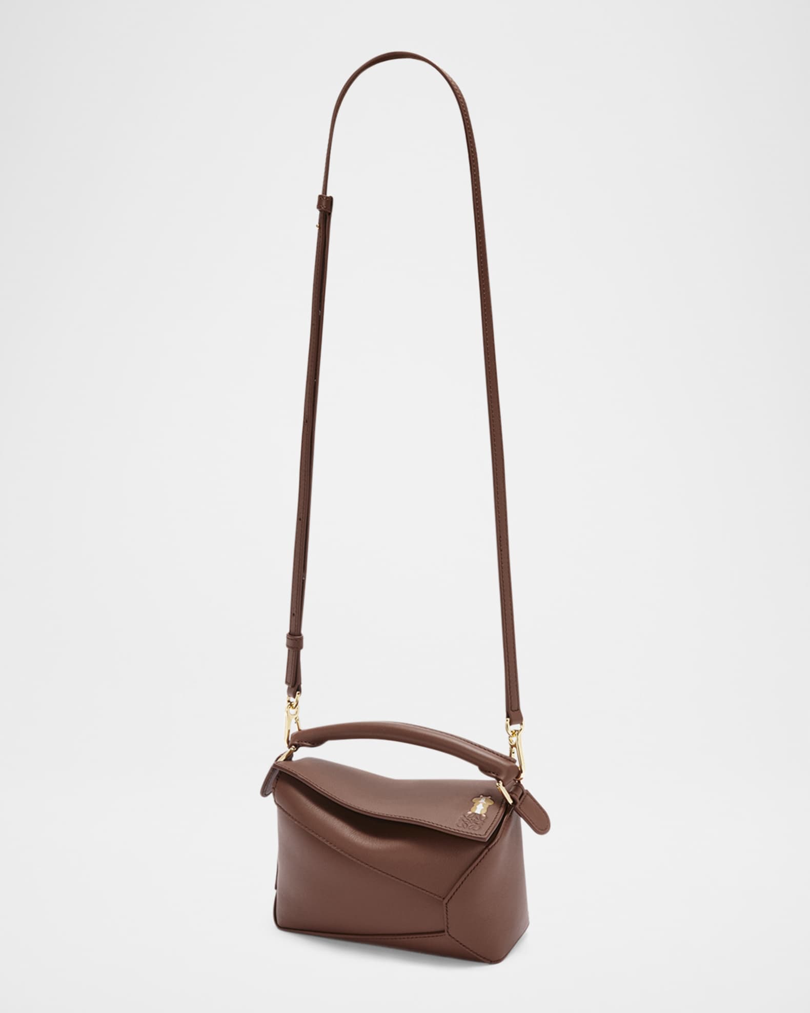 Loewe x Suna Fujita Puzzle Edge Mini Shoulder Bag in Leather
