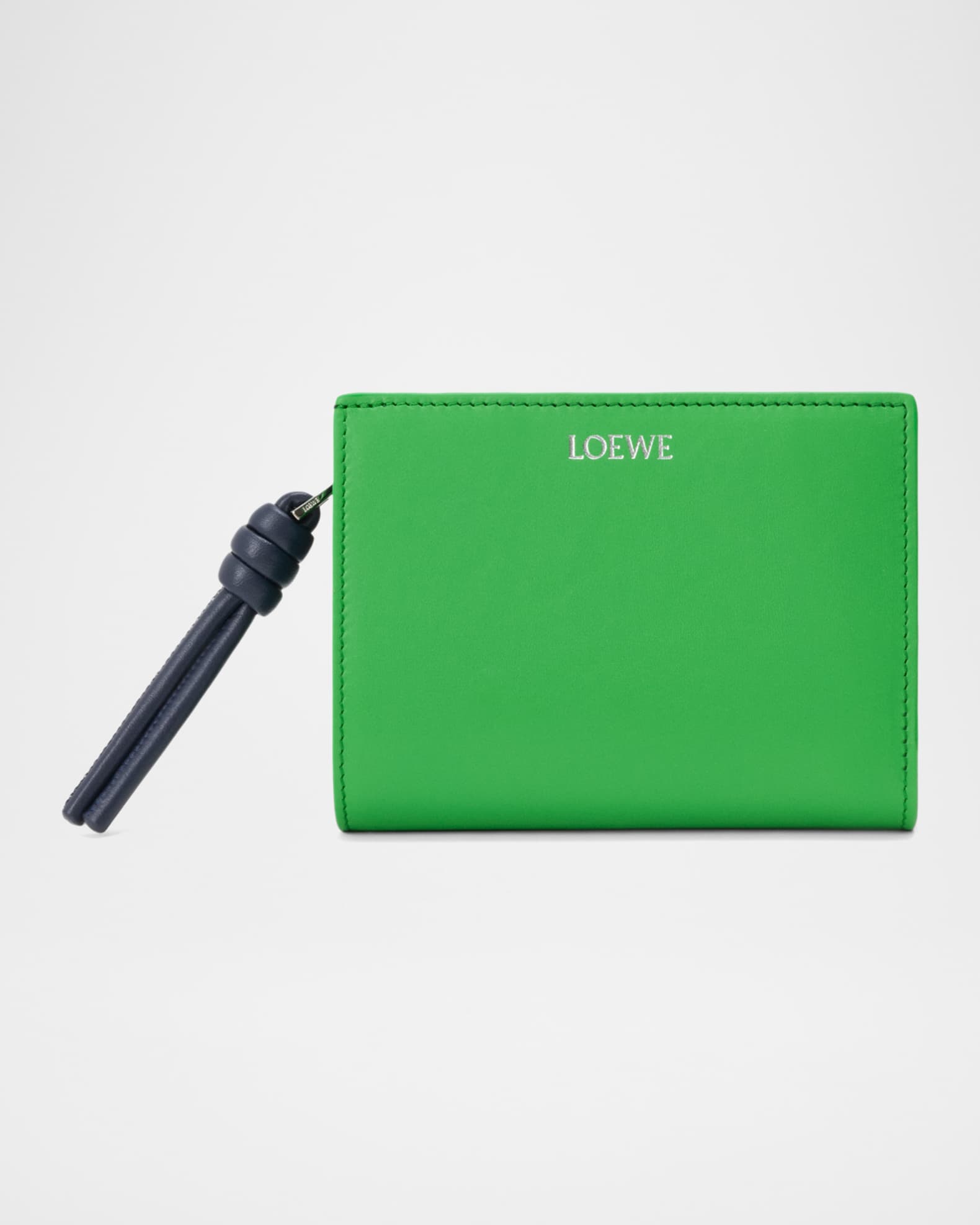 Loewe Knot Compact Wallet in Napa Leather | Neiman Marcus