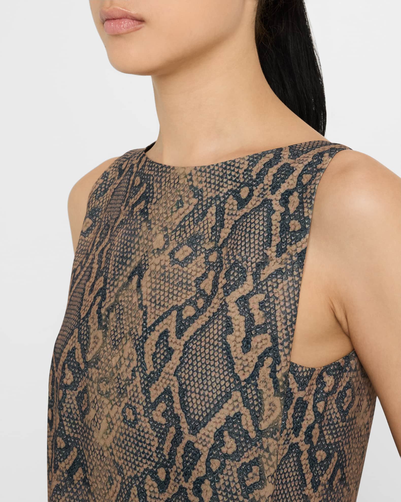 Snakeskin shift dress hotsell