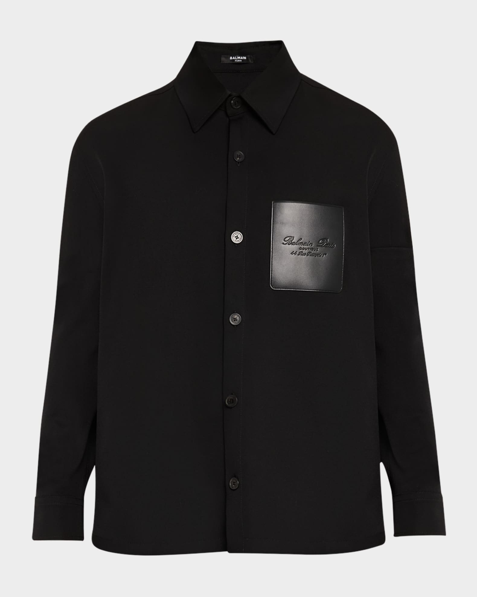 Men's Couture Label Wool Overshirt 0