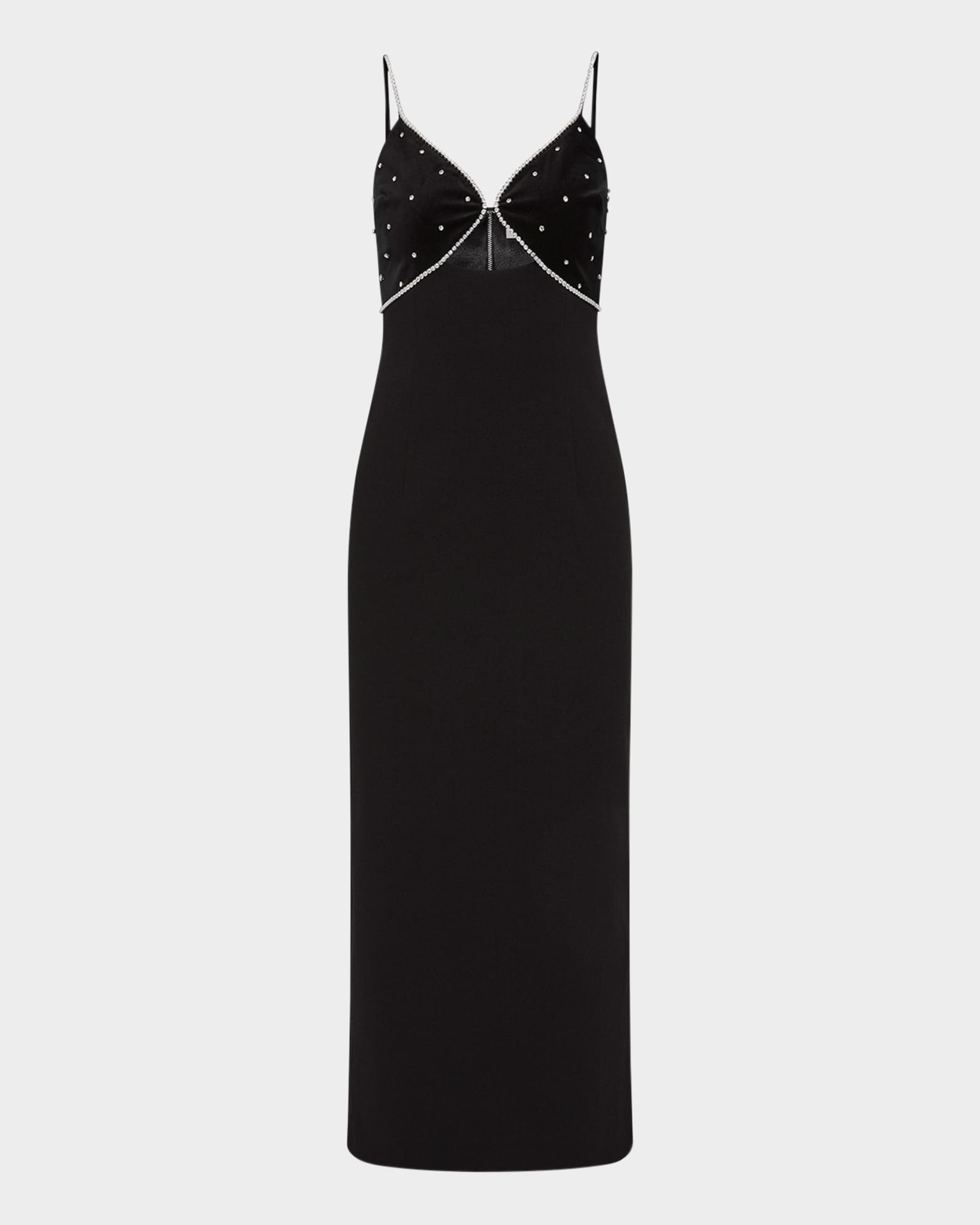 【REBECCA VALLANCE】CRYSTAL MIDI DRESS クリスタル装飾 ミディ Rebecca Vallance Lilah Crystal-Embellished Midi-Dress | Saks
