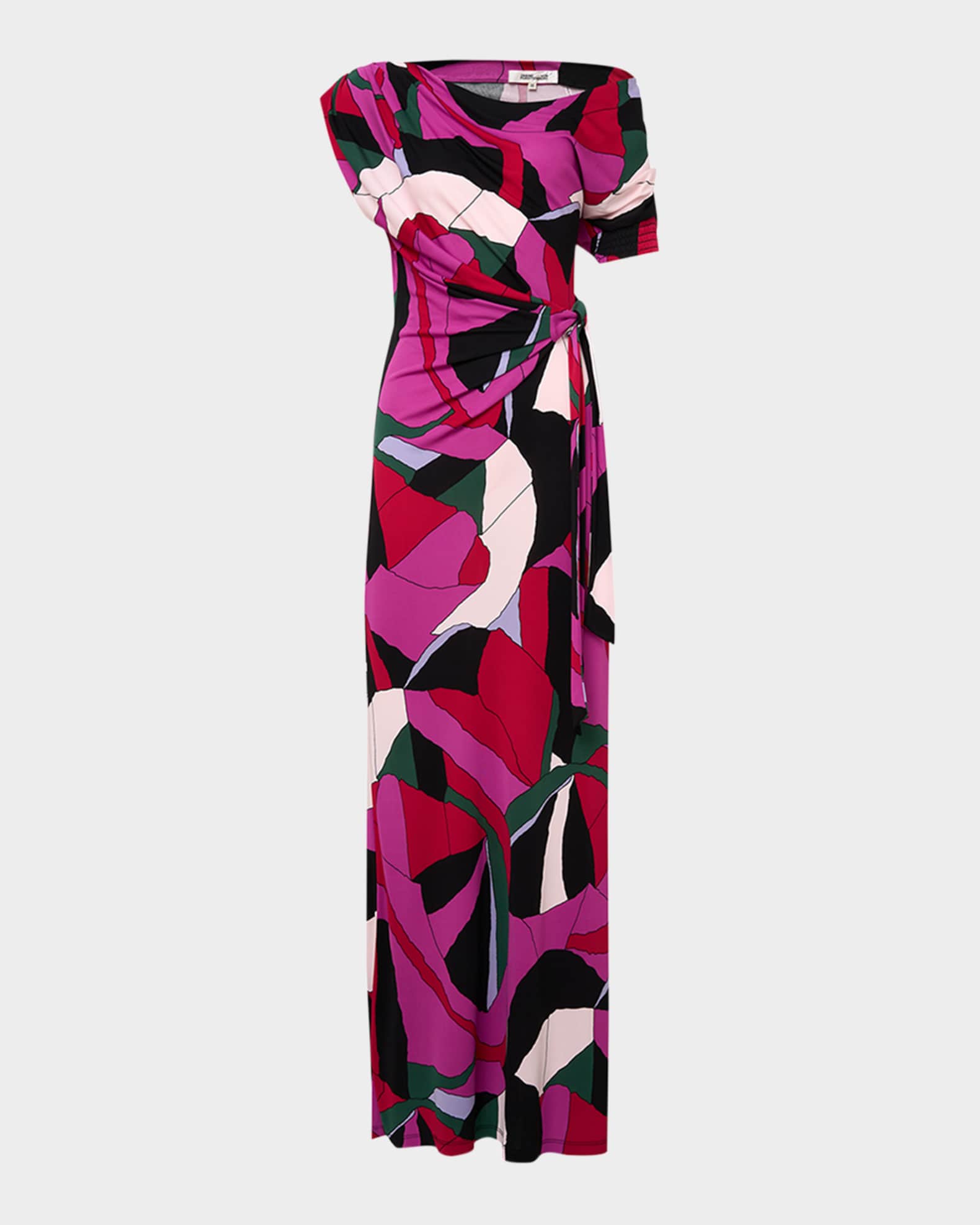 口コミ・レビュー評価が高いおすすめ人気商品の通販 Diane von Furstenberg Eliana One-Shoulder Column Maxi Dress ワンピース