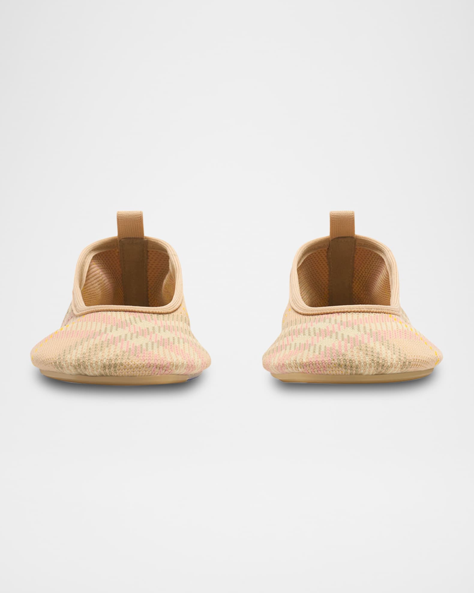 フラットシューズ Burberry 'Baby' Ballet Flats Burberry Baby Girl's Taylor Check Cotton Mary Jane Flats