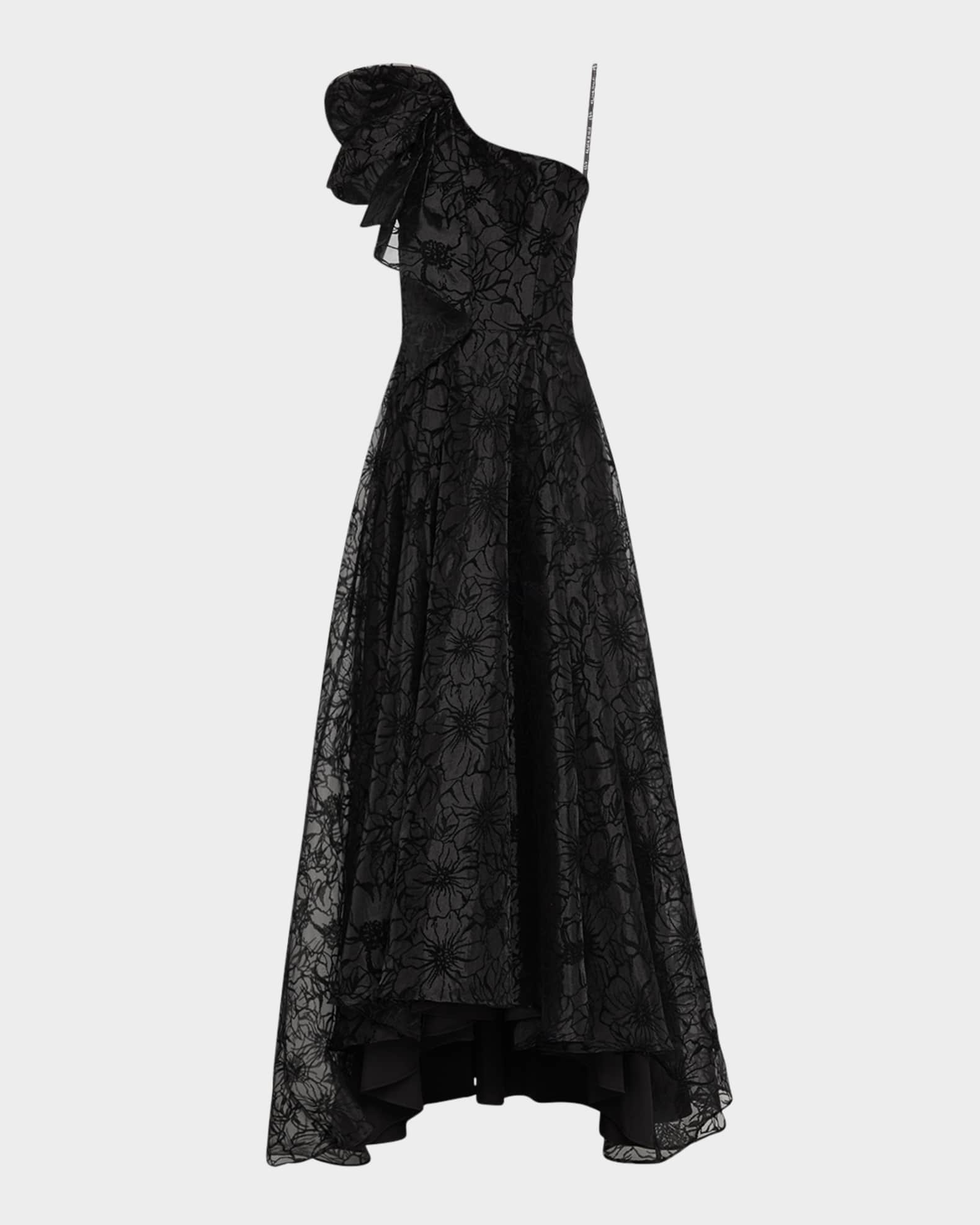 Black Halo Mirabella Gown in Blooming Veils Size 6