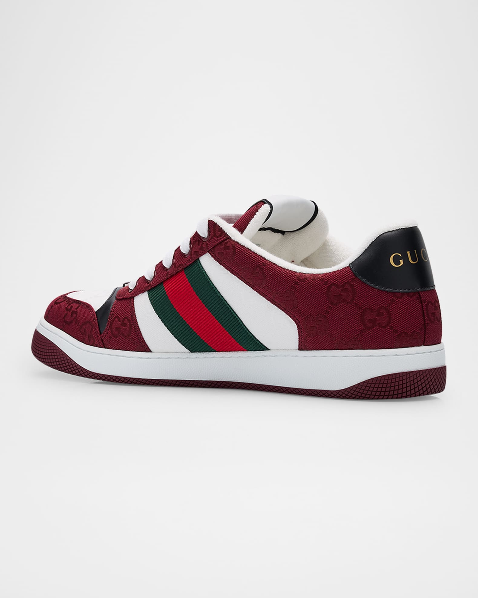 Men's Screener GG Canvas Low-Top Sneakers 1