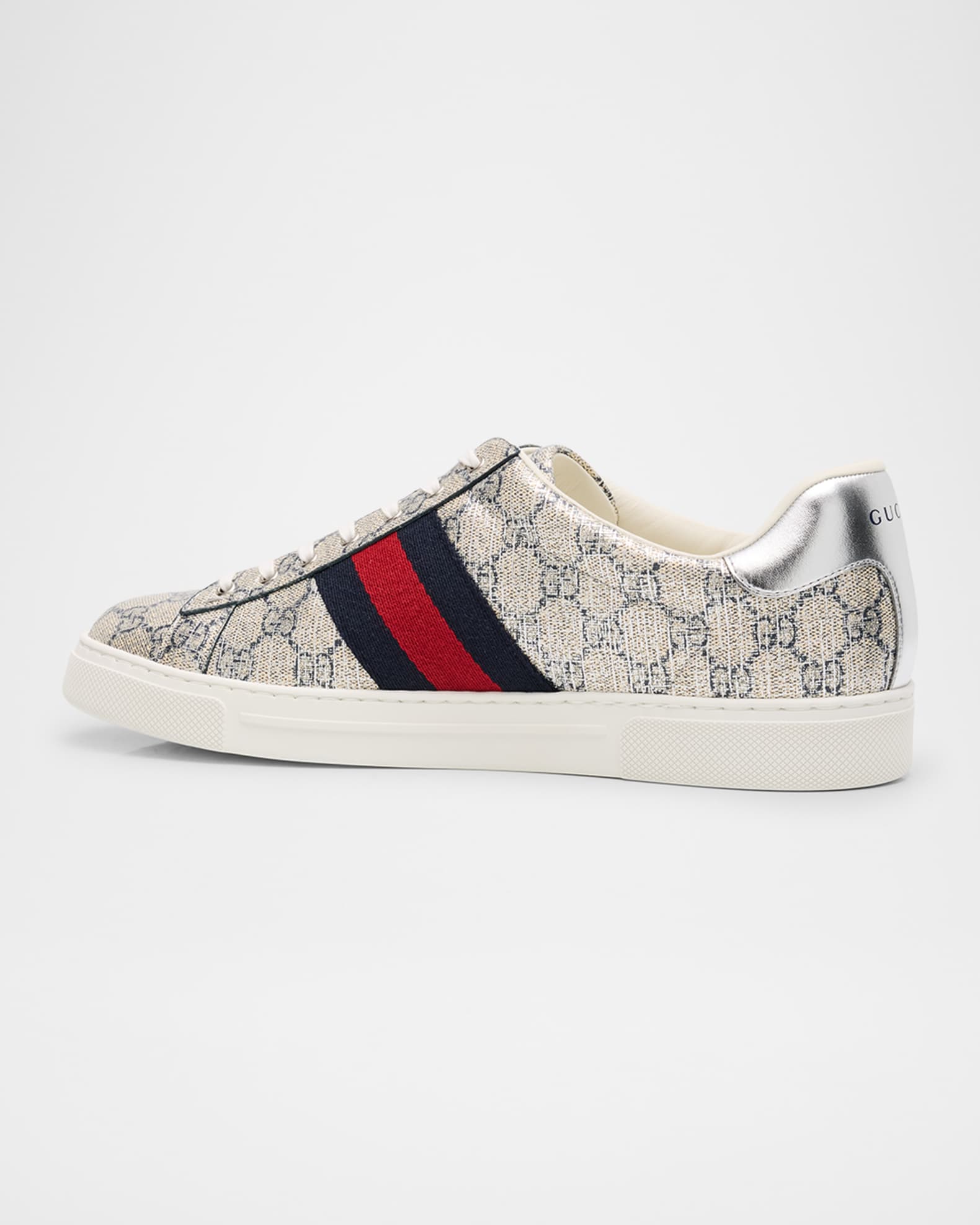 Men's Shiny GG Supreme Ace Sneakers 1
