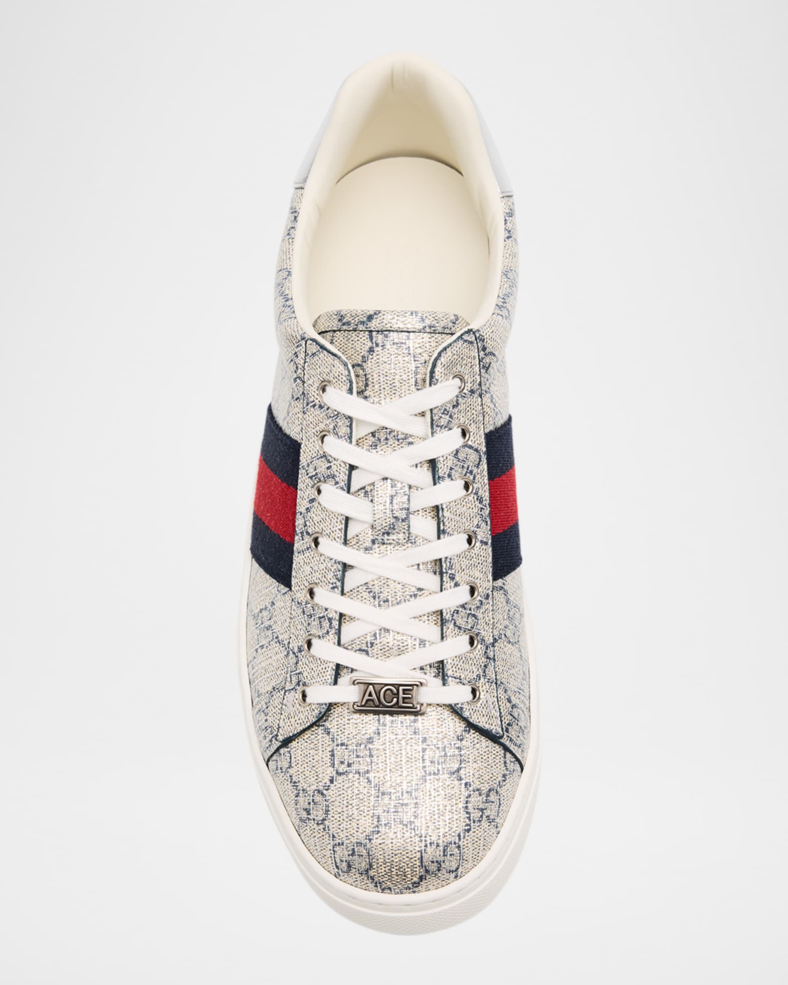Men s Shiny GG Supreme Ace Sneakers