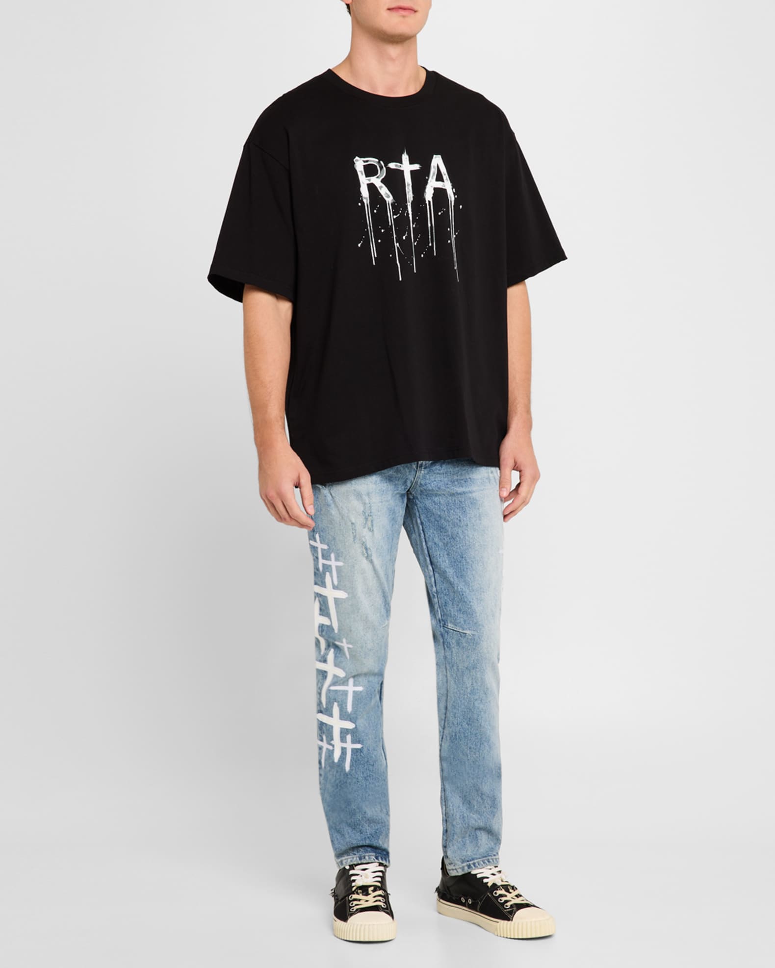 Men's Colin Watercolor Logo T-Shirt 1