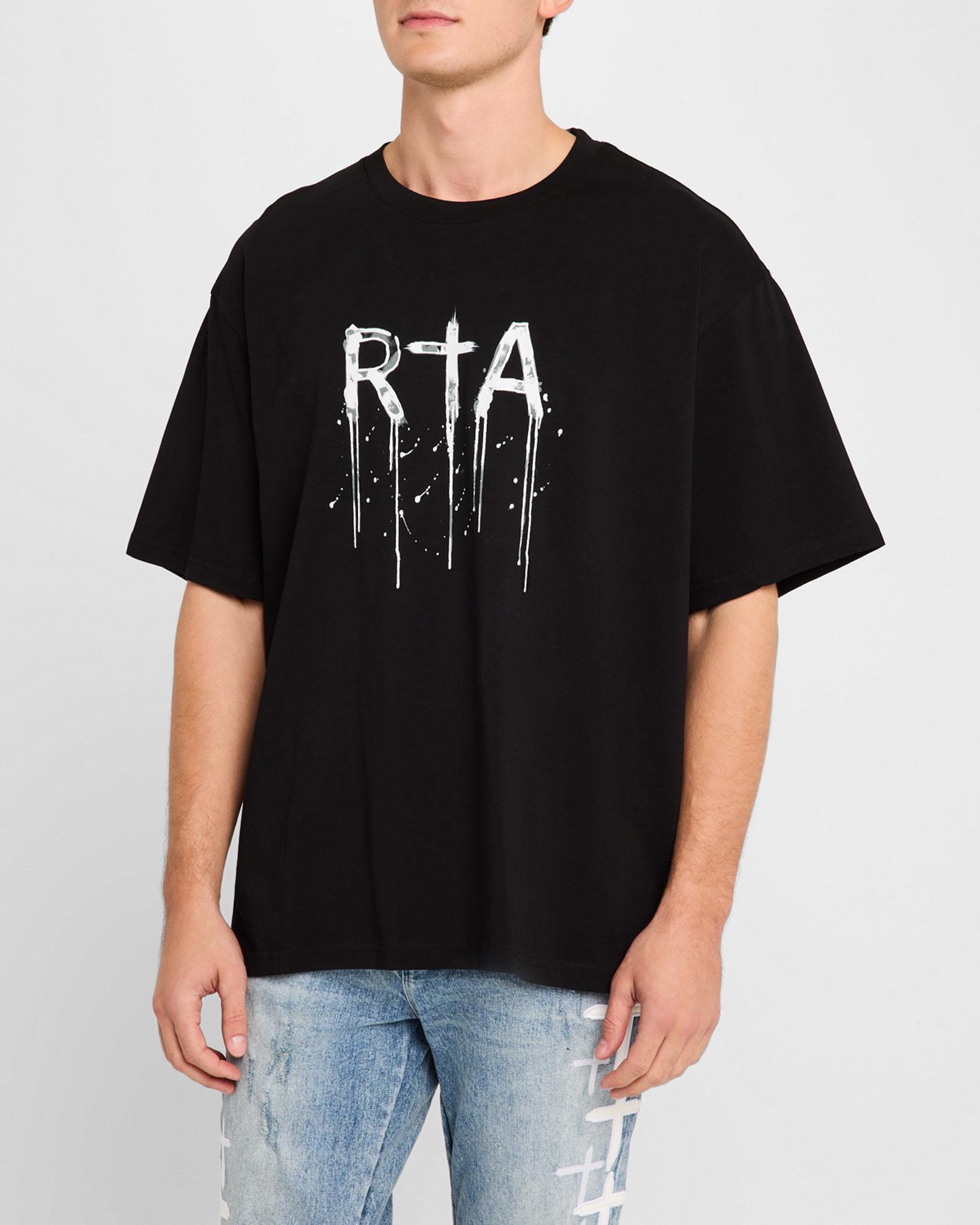 RTA Men's Colin Watercolor Logo T-Shirt | Neiman Marcus