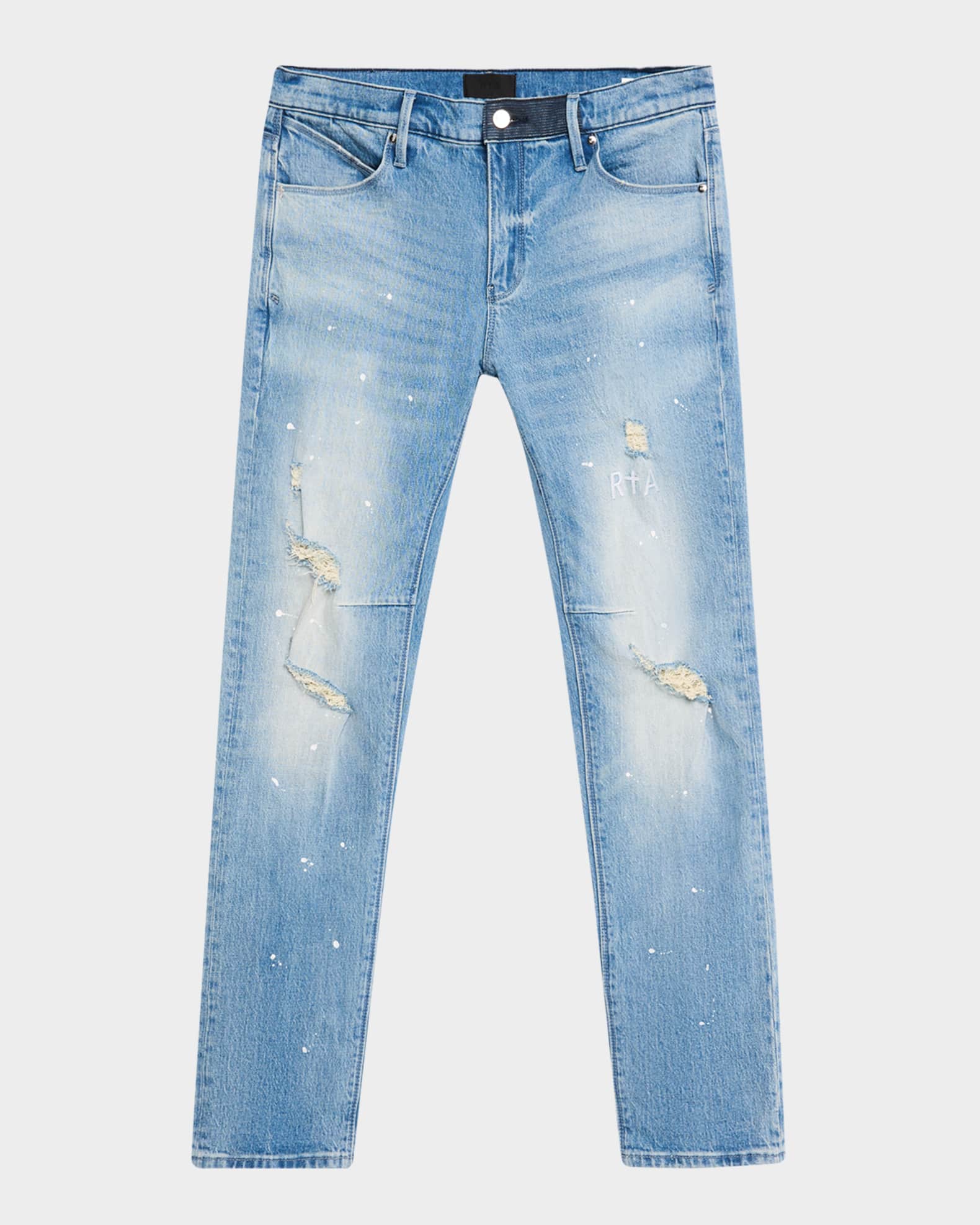 Painted skinny jeans store