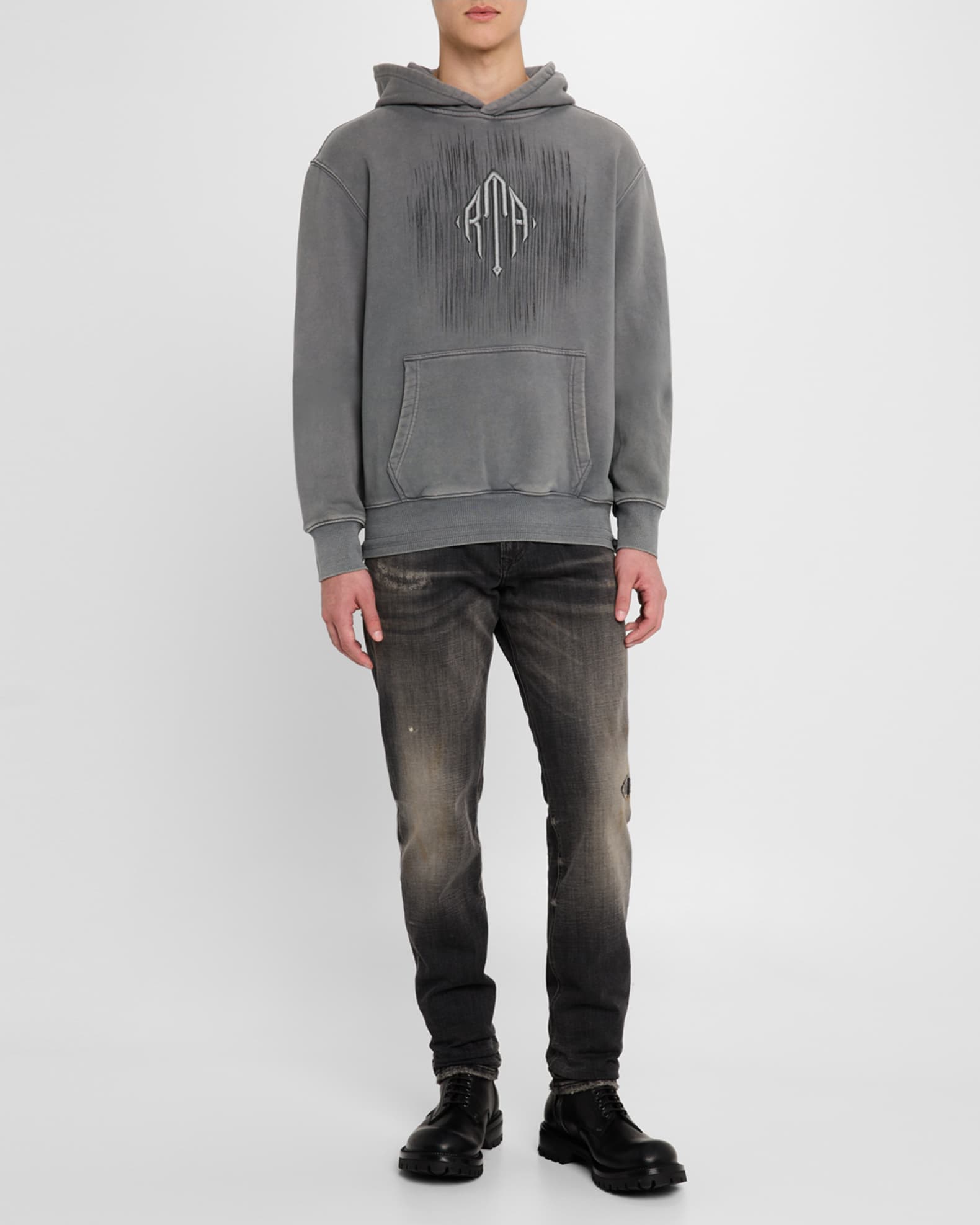 Men's Jordan Stone-Etched Monogram Hoodie 1
