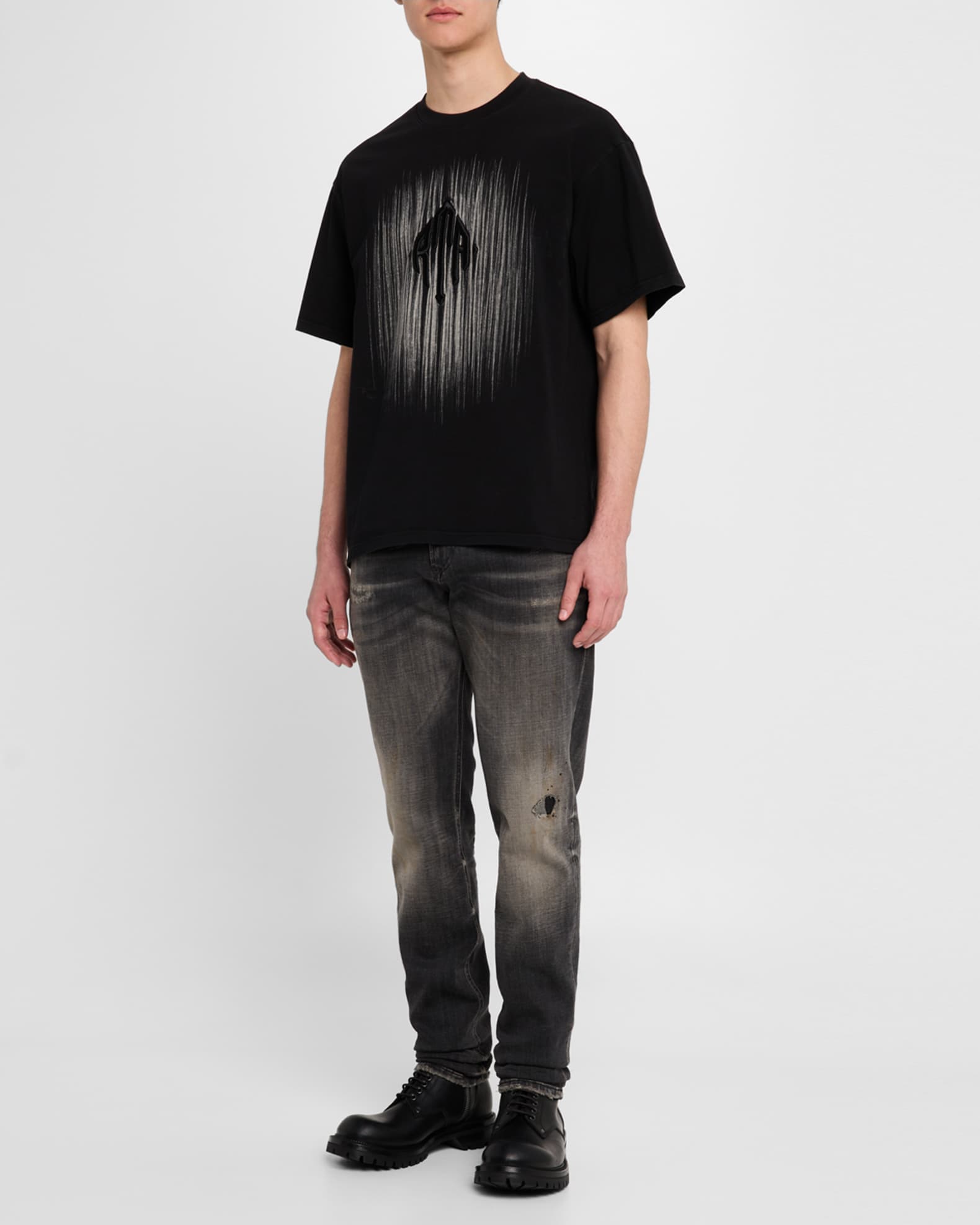 Men's Colin Etched Monogram T-Shirt 1