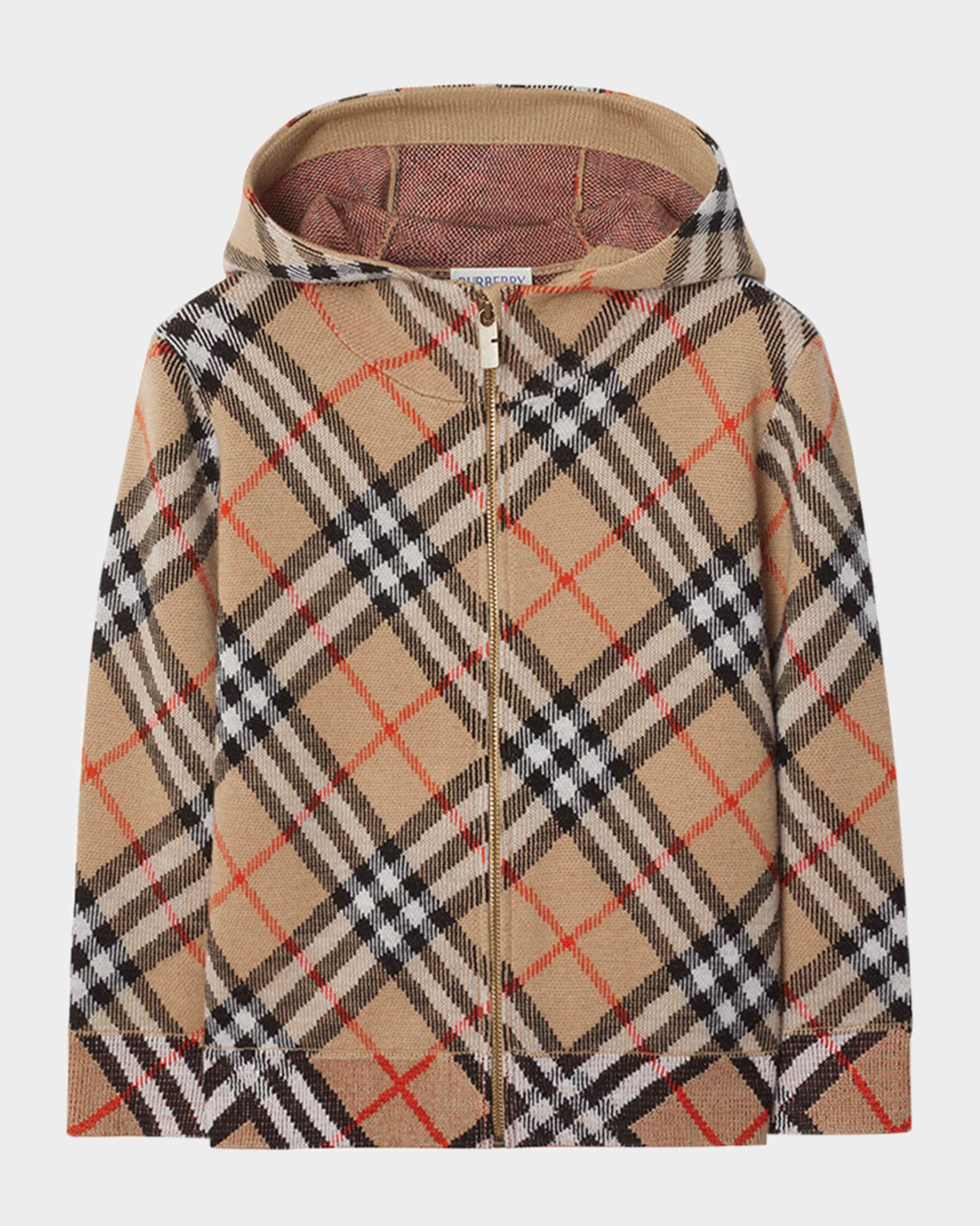 Burberry print hoodie sales