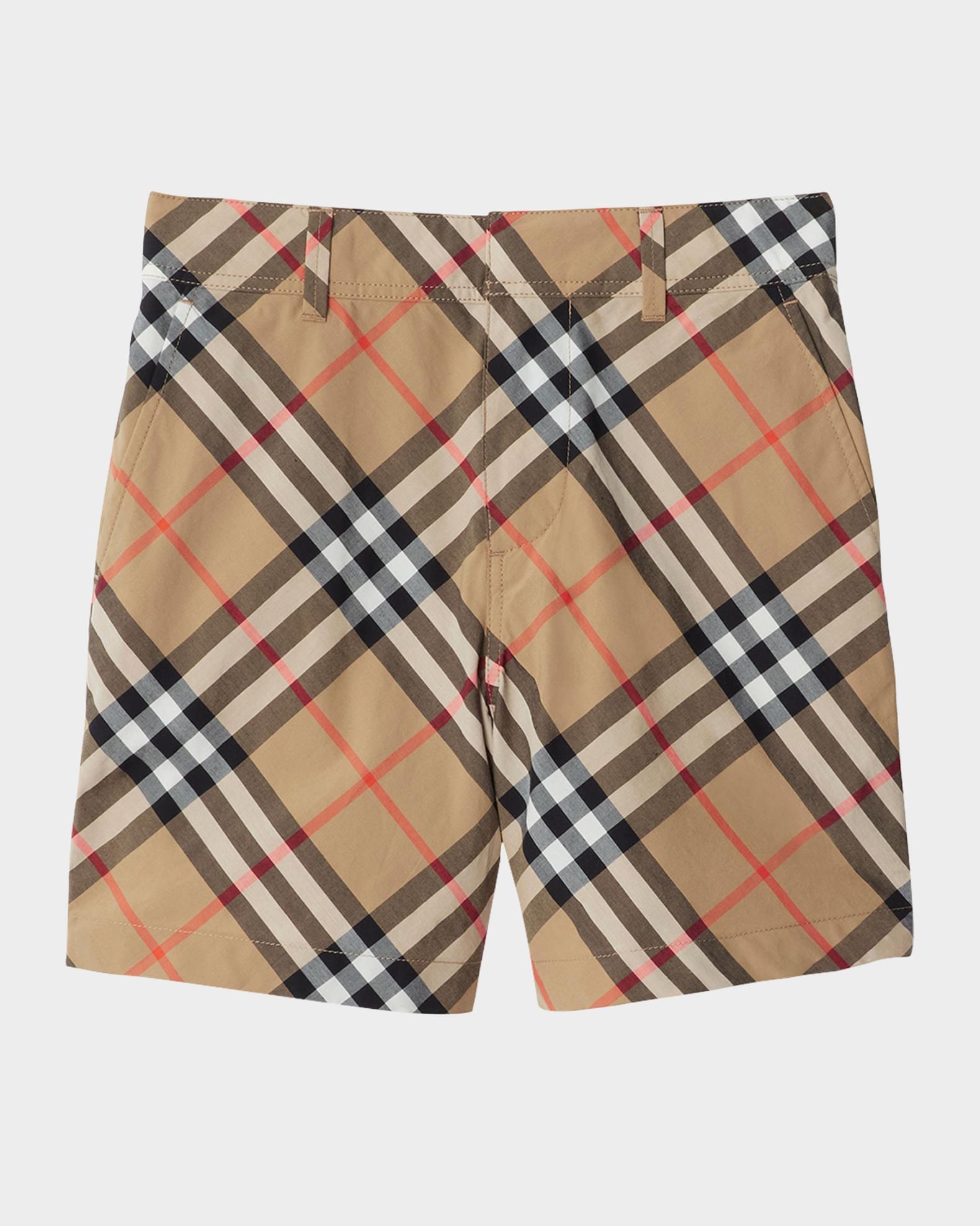 Boy's Oscar Check Shorts | Neiman Marcus