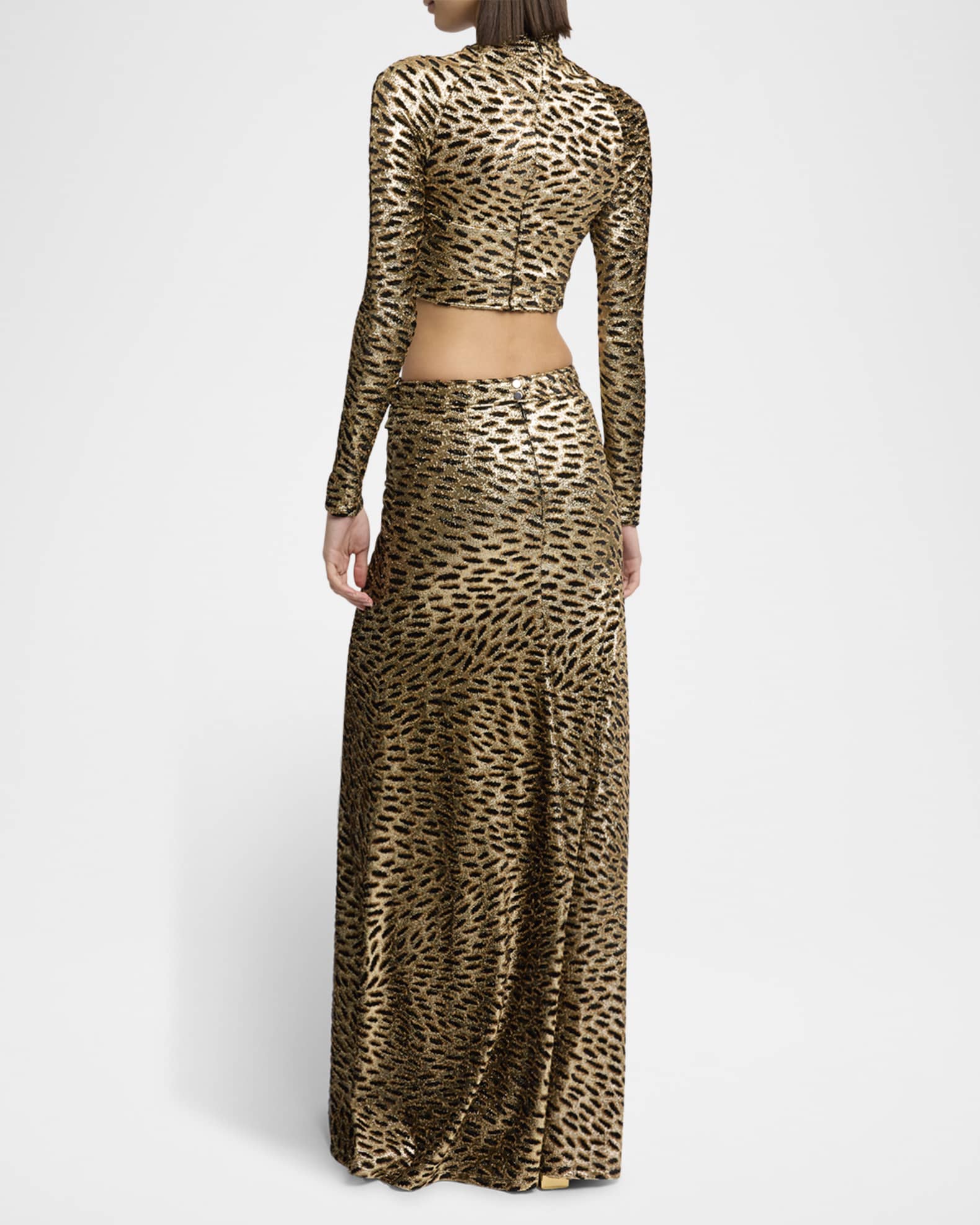 Gold skirt neiman marcus best sale