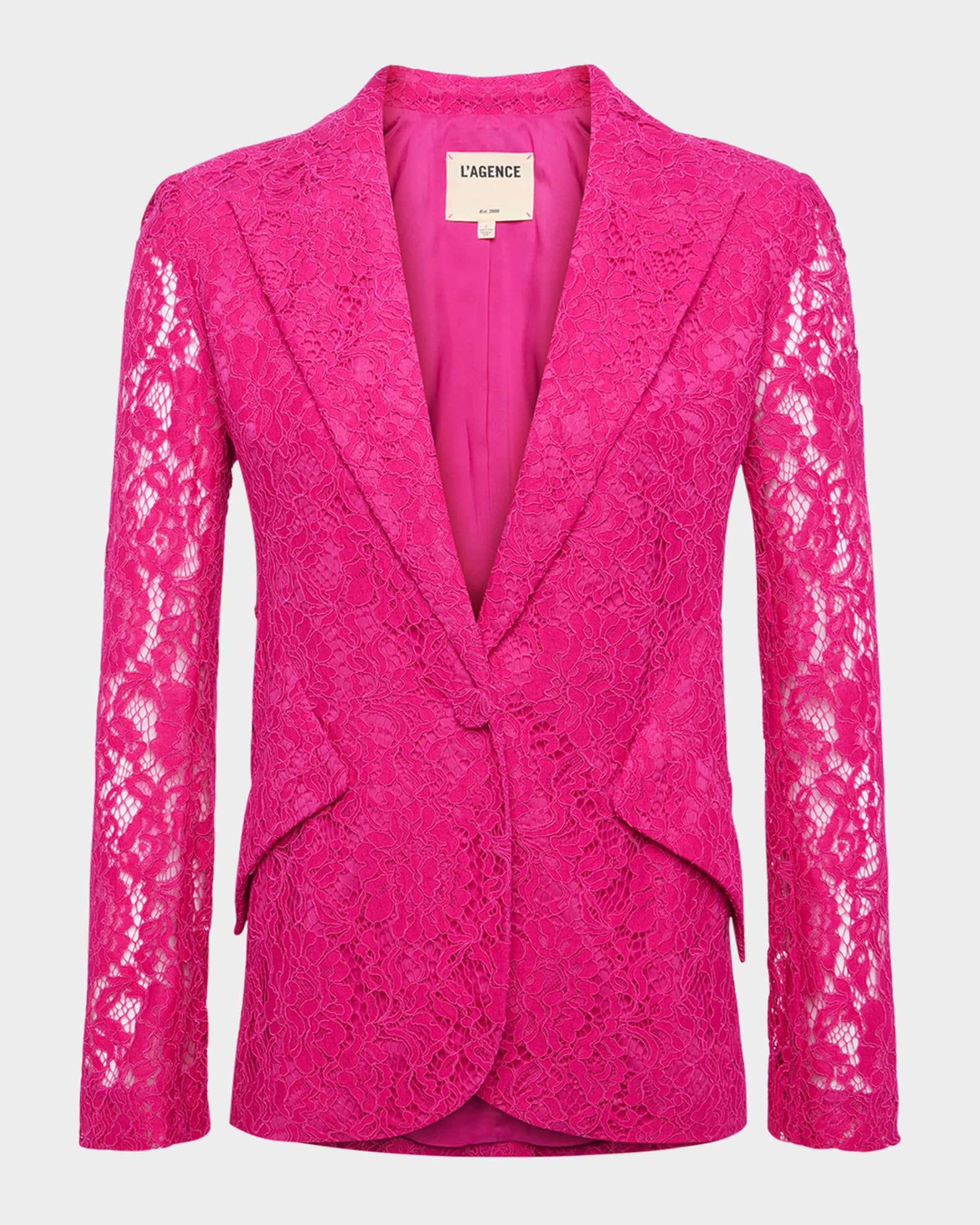 Chamberlain Floral Lace Blazer 0