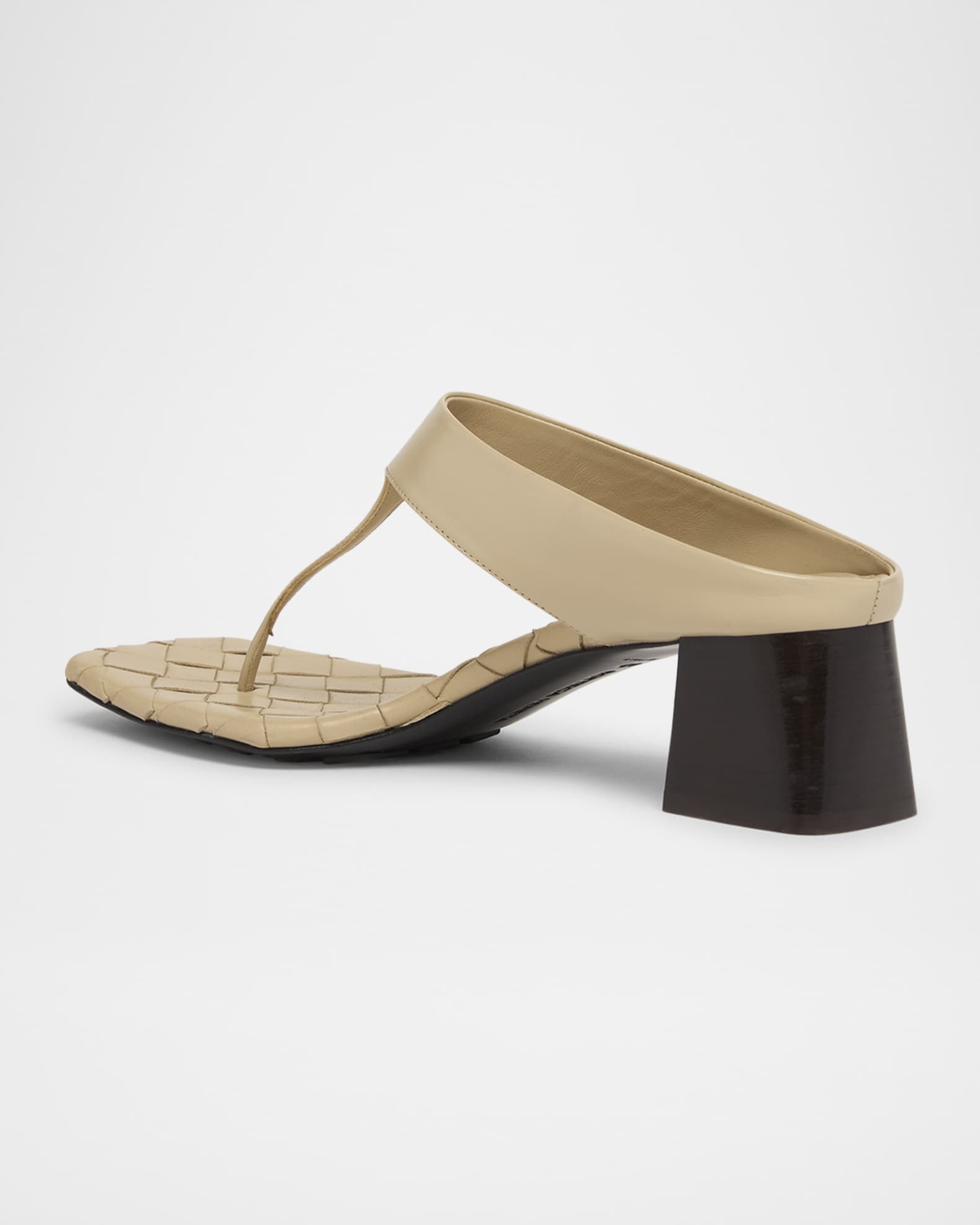 Bottega Veneta Marella Leather Thong Slide Sandals | Neiman