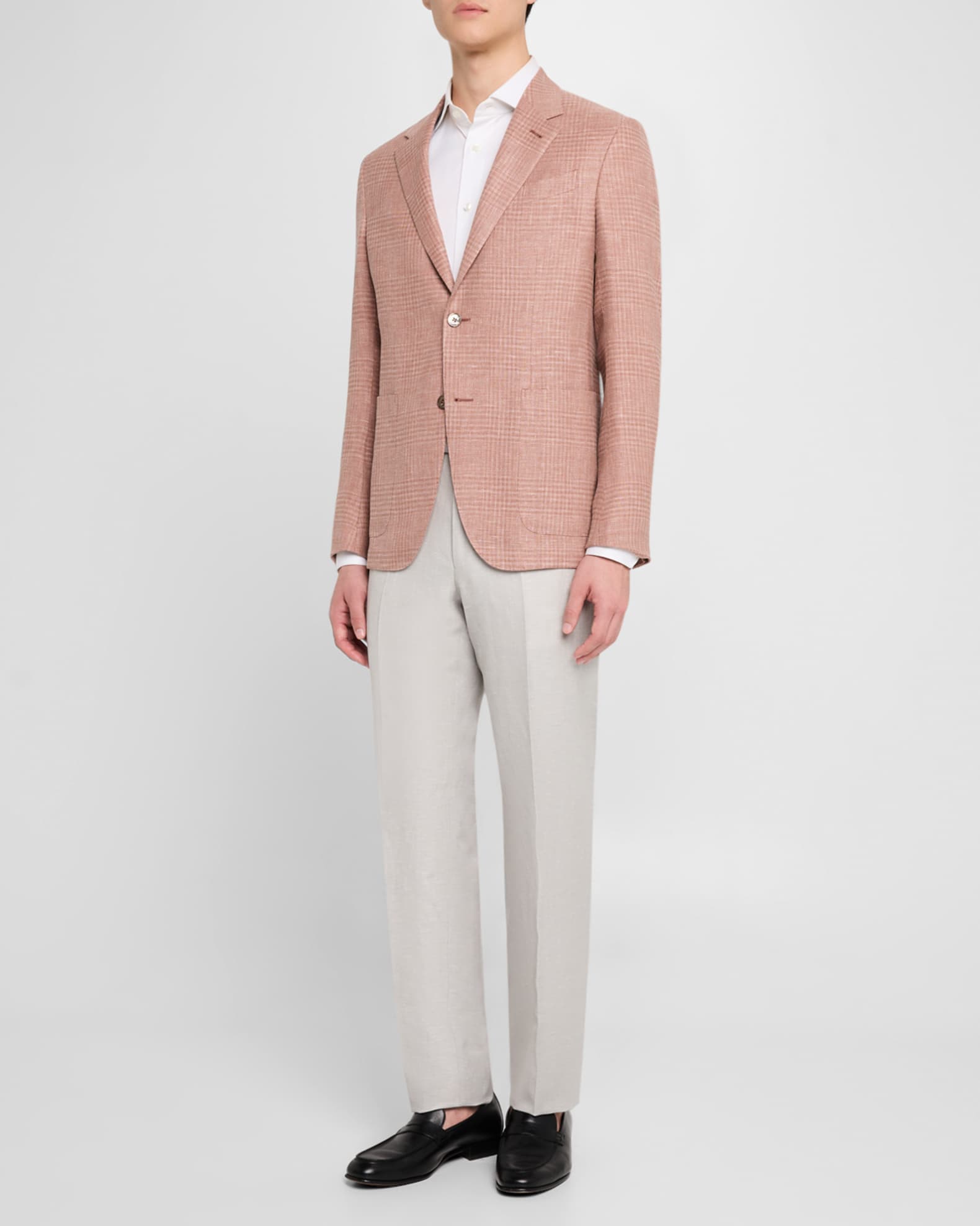 Men's Check Crossover Sport Coat 1