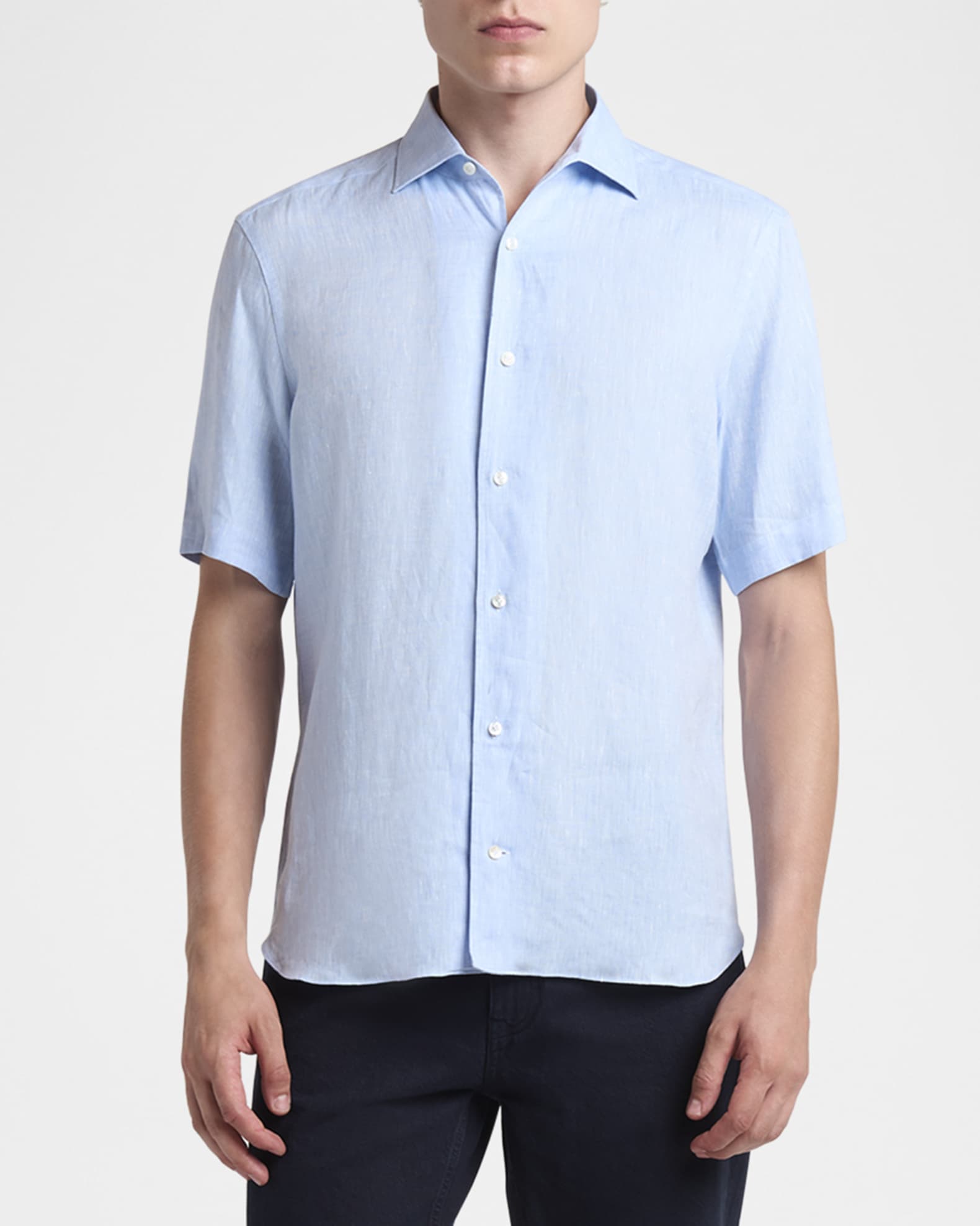 Men's Oasi Lino Sport Shirt 1