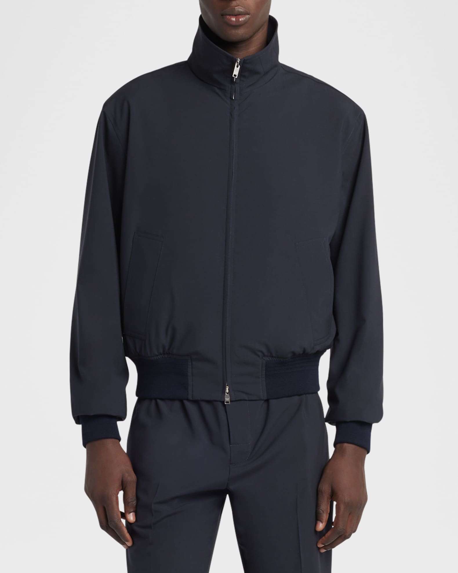 Wool blouson in blue - Bottega Veneta | Mytheresa