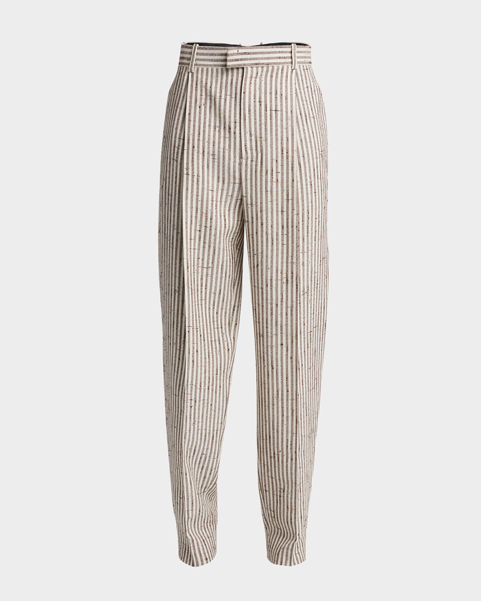 Men's Knotted Stripe Trousers 0