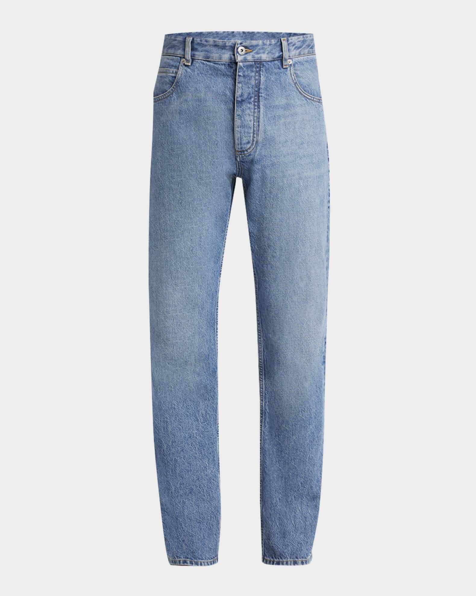 Men's Eco Wash Slim-Straight Jeans 0