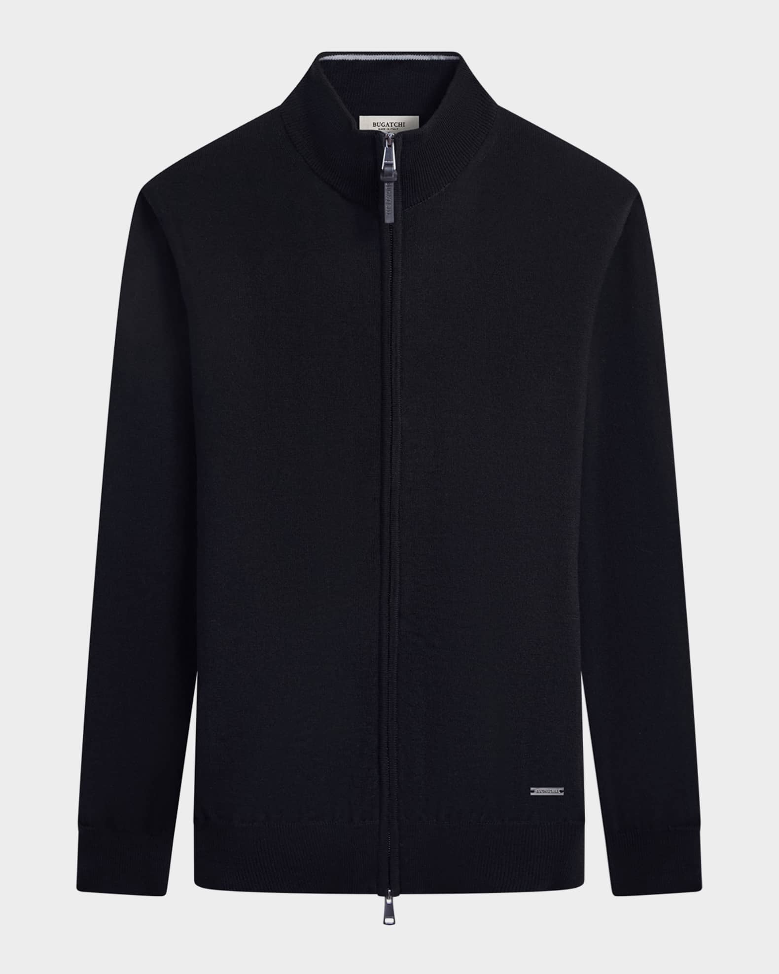 Men's Wool Full-Zip Sweater 0