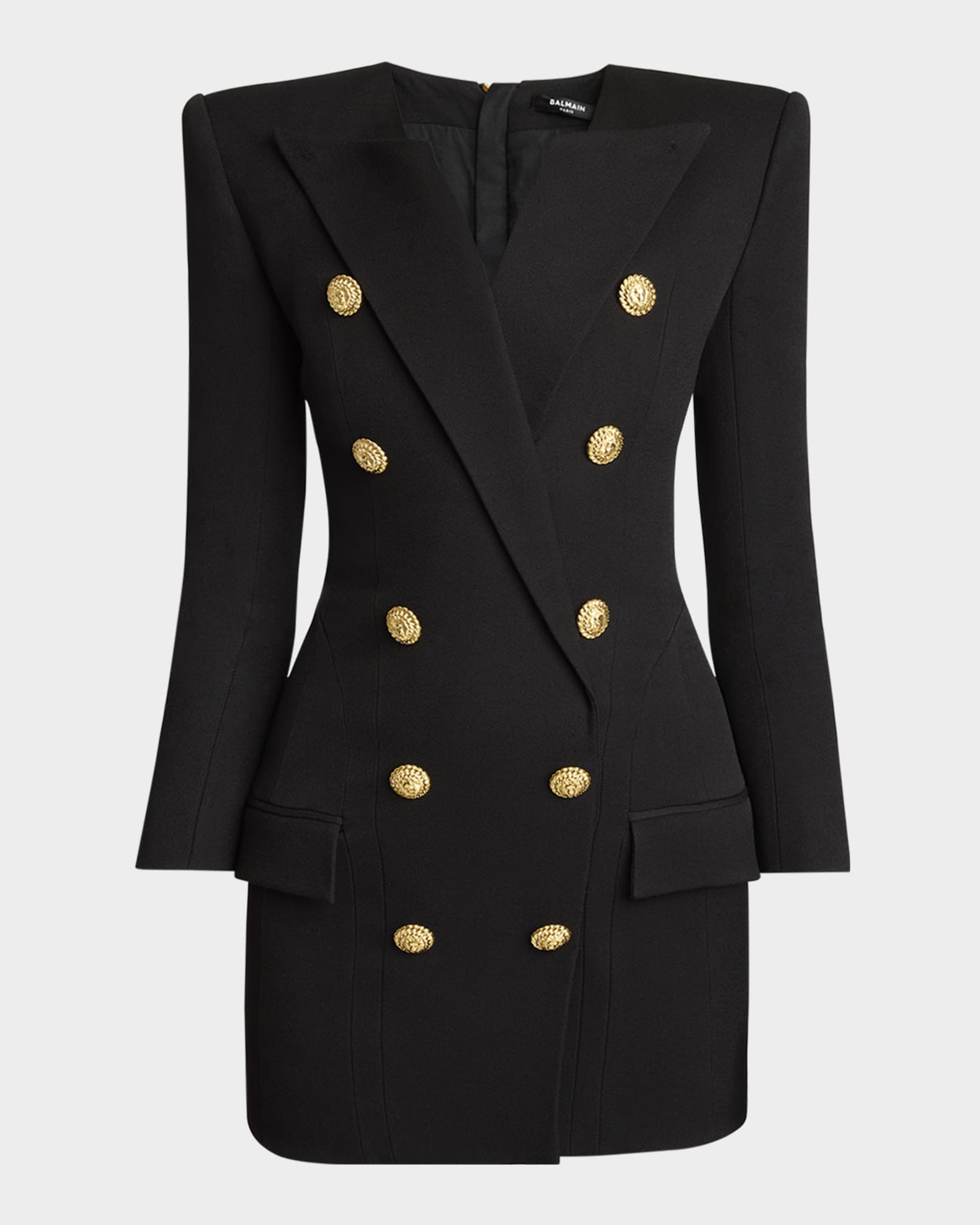 Balmain double breasted dress clearance